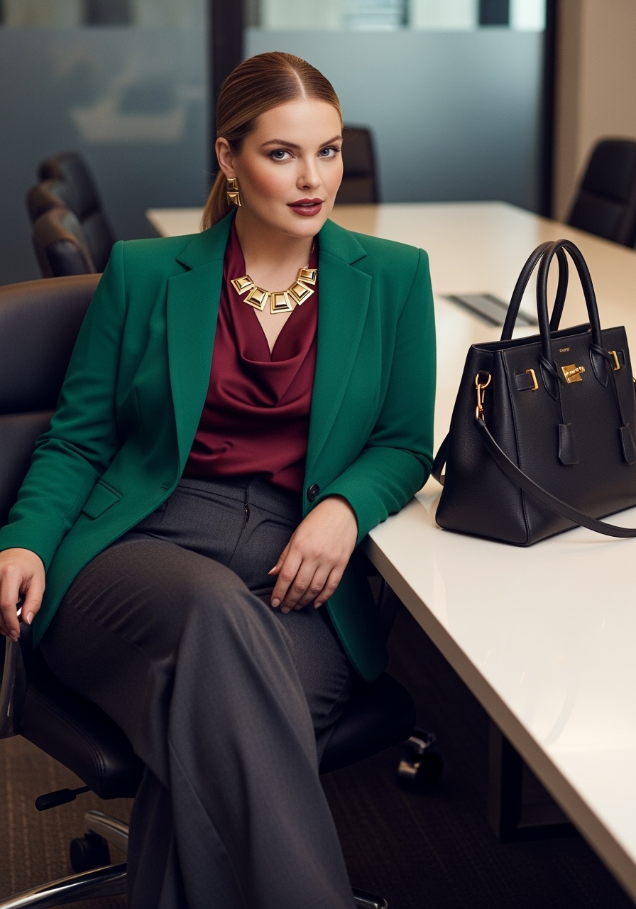 Ultra Stylish Rich Tones Executive Conference Table Style