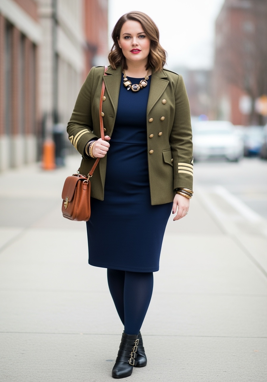Military-Inspired Powerful Femininity