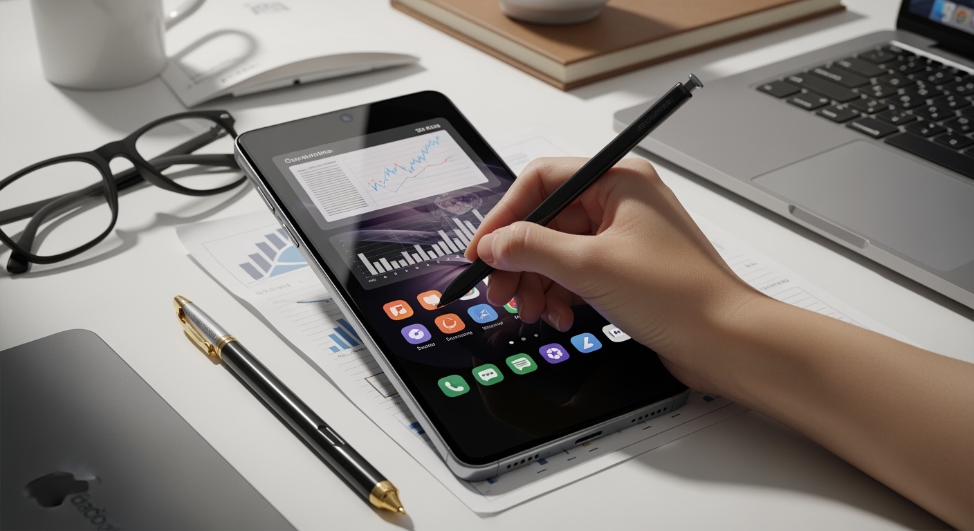 Produttività mobile moderna con Samsung Galaxy S22 Ultra