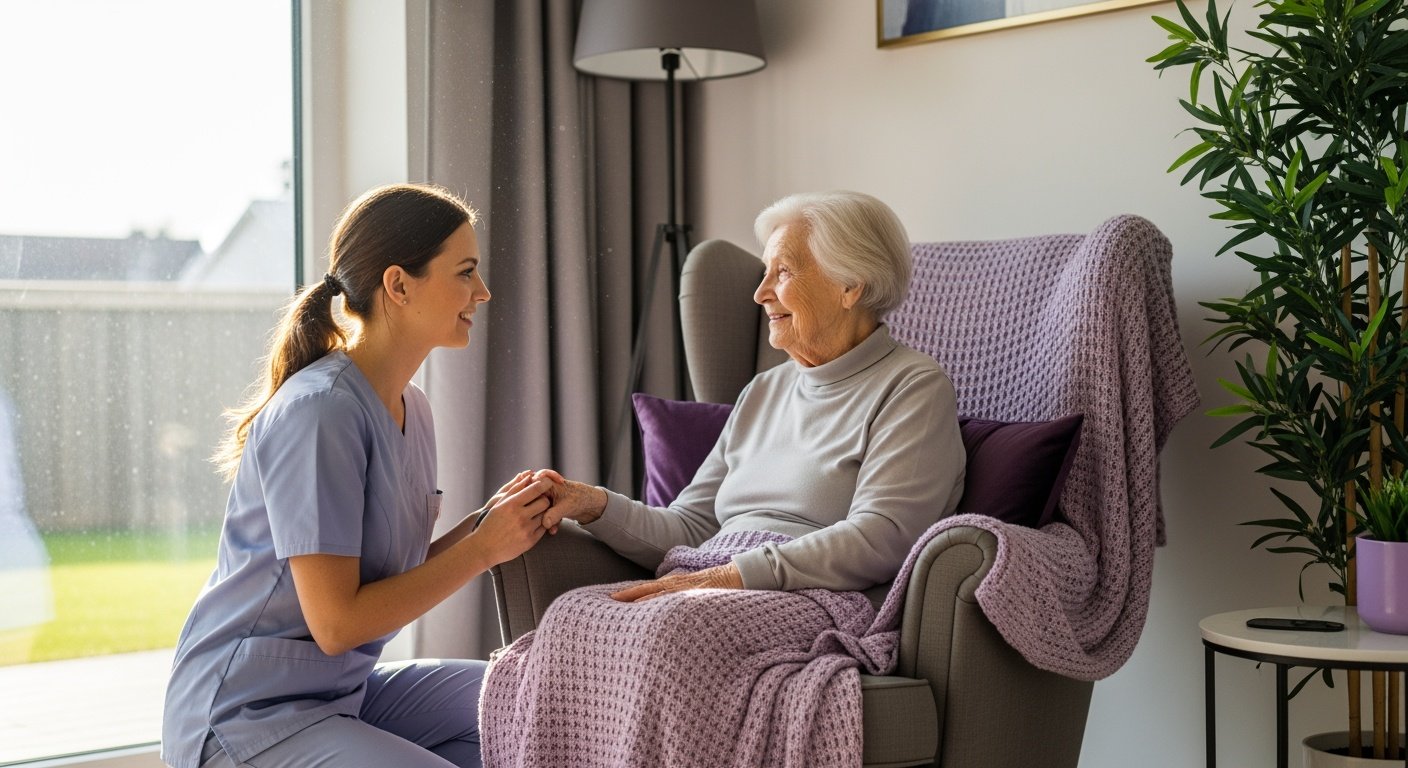 Profesionales de VerSalud brindando cuidados domiciliarios con calidez y profesionalismo