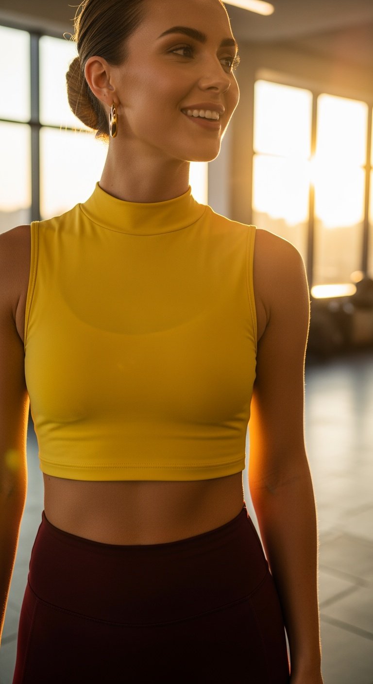 Golden Momentum Gym Outfit