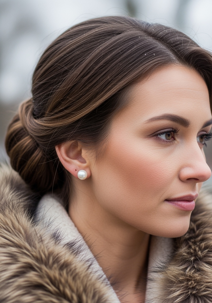 Classic Low Chignon with Sleek Finish