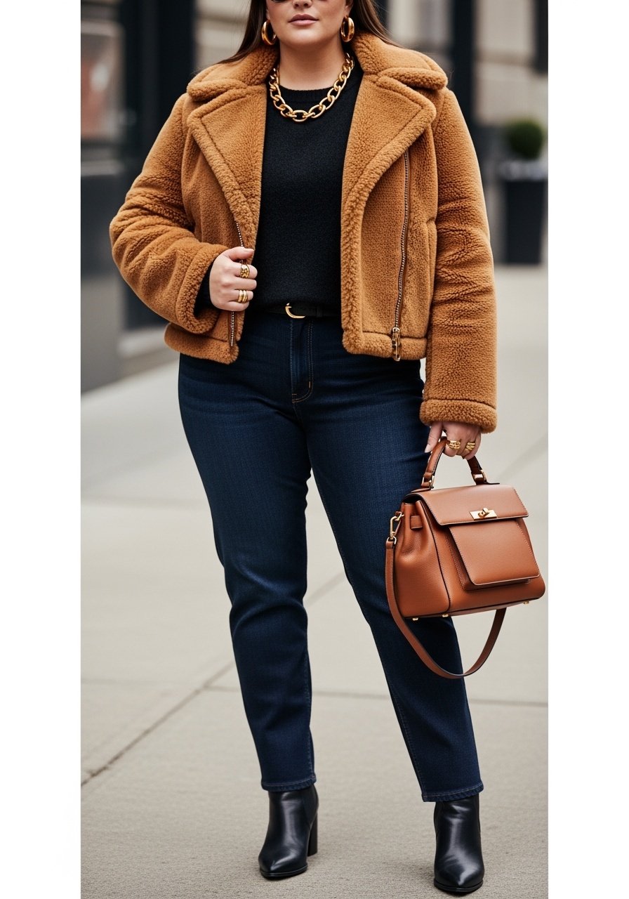 Shearling Coat Luxurious Warmth