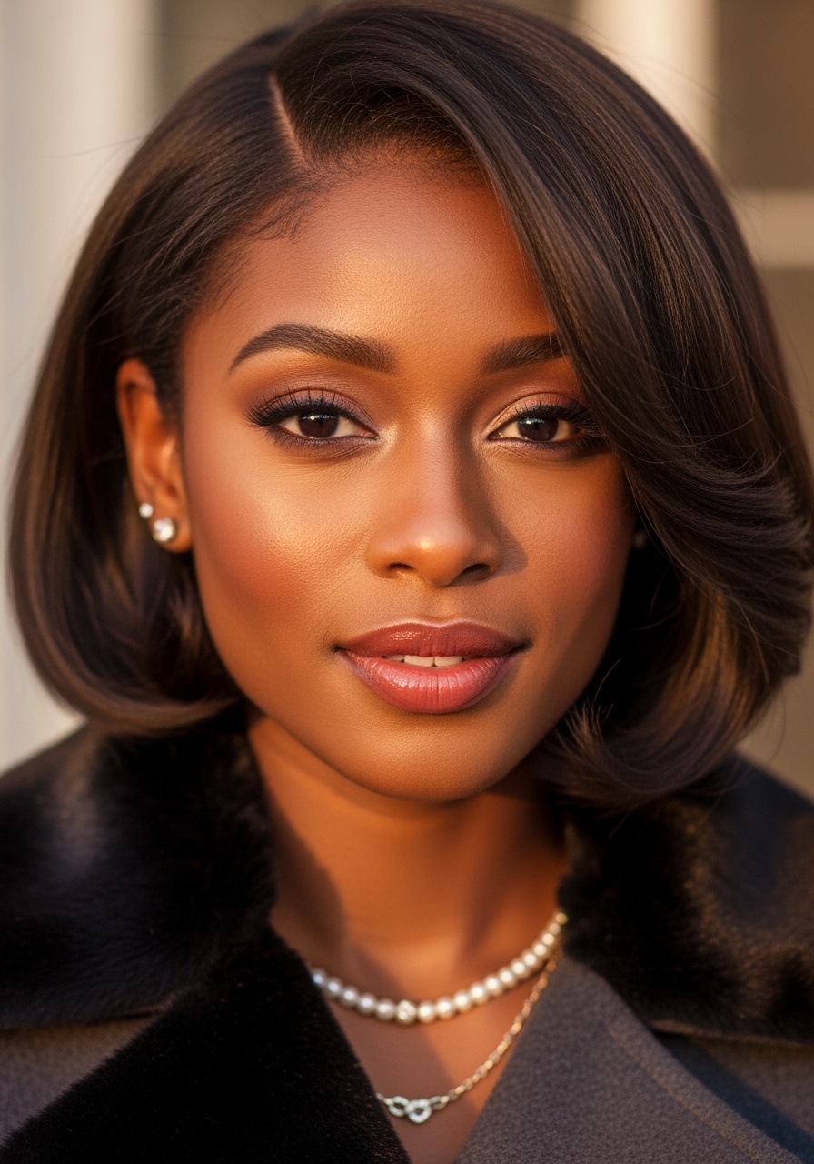 Side-Part Bob Elegance