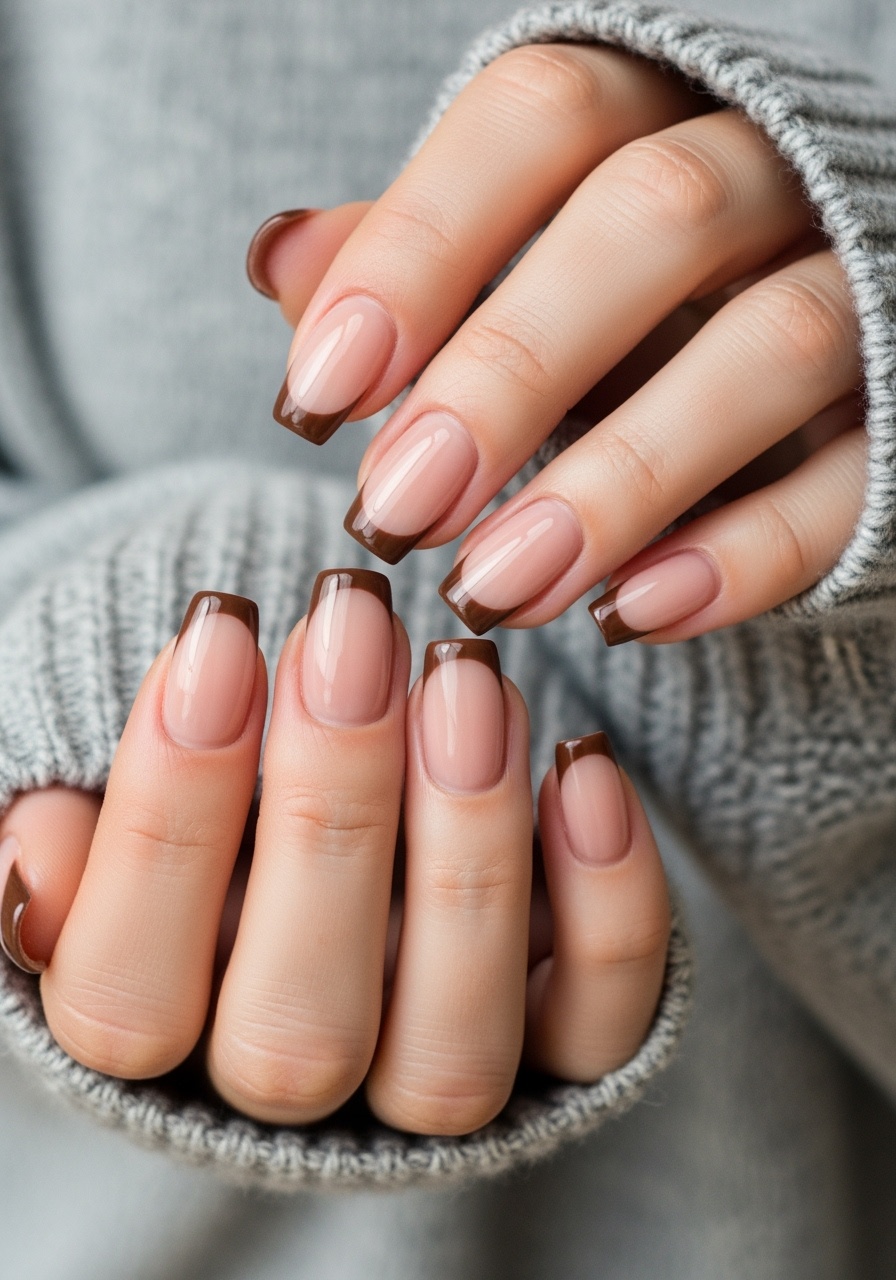 Cocoa French Tips
