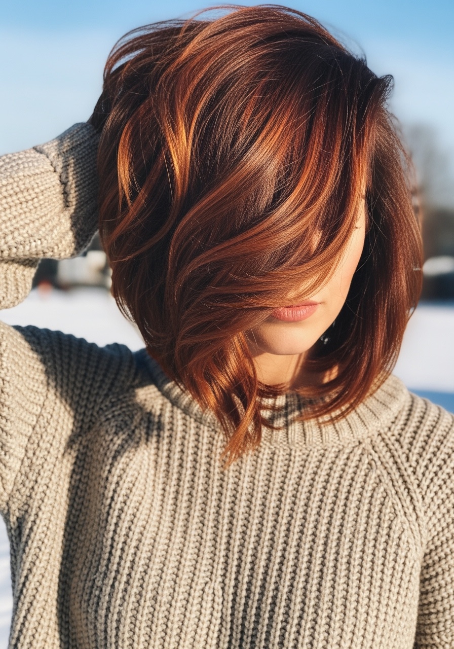 Textured Auburn Lob