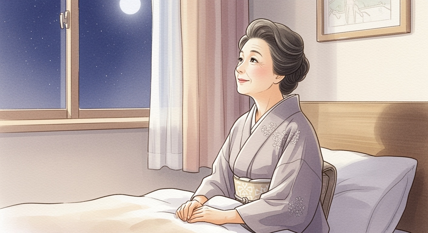 夜間頻尿で悩む女性