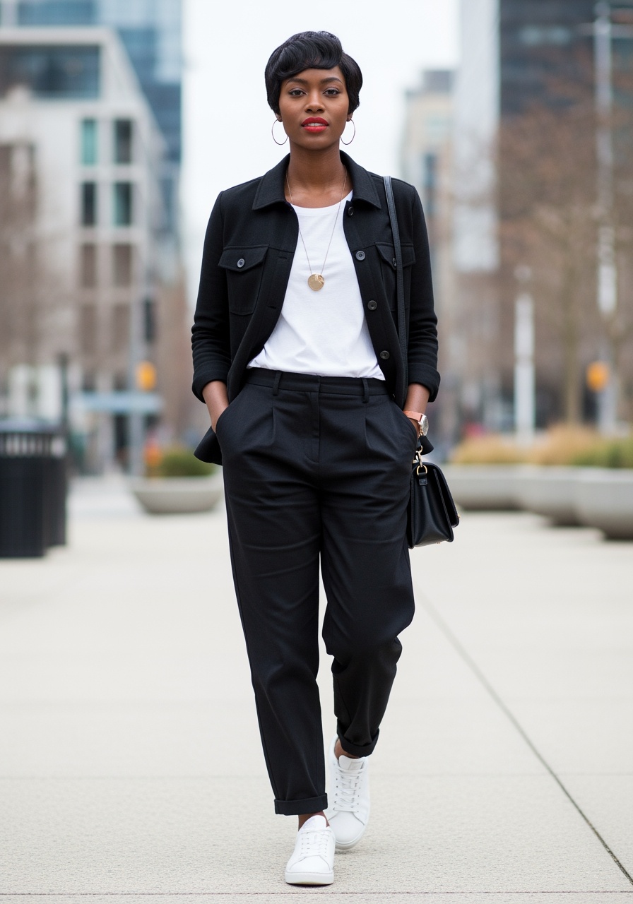 Monochrome Relaxed Power