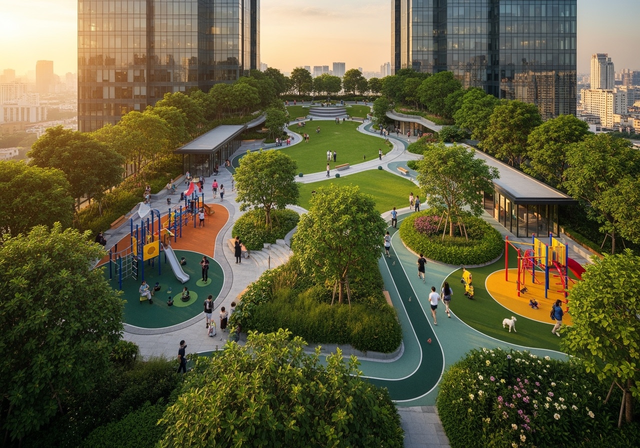 屋上公園の様子