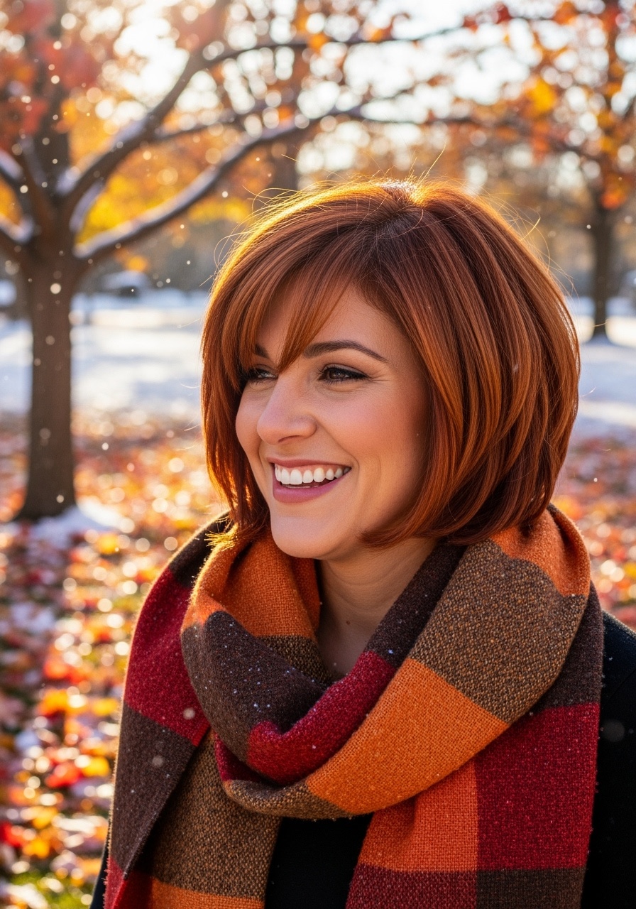 Warm Copper Short Cut