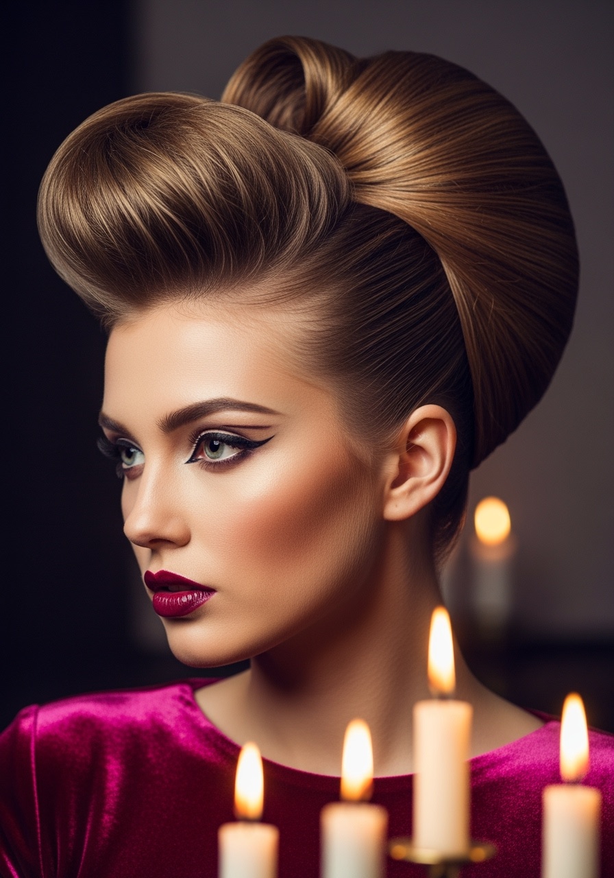 Dramatic High Sculpted Bun