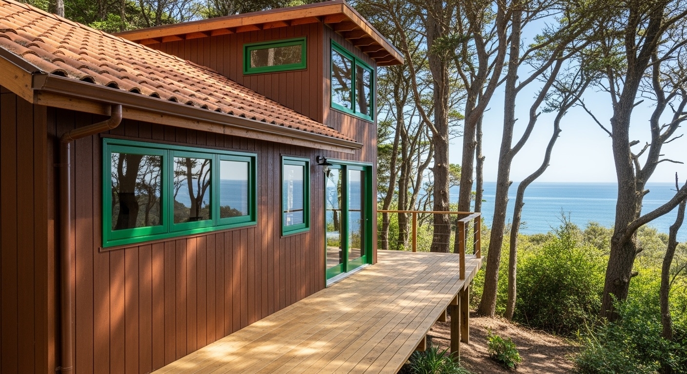 Casa de 150m² en colores naturales