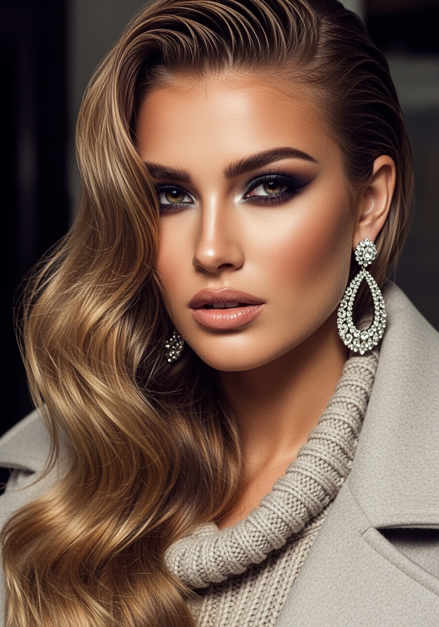 Glossy Waves with Wet Finish