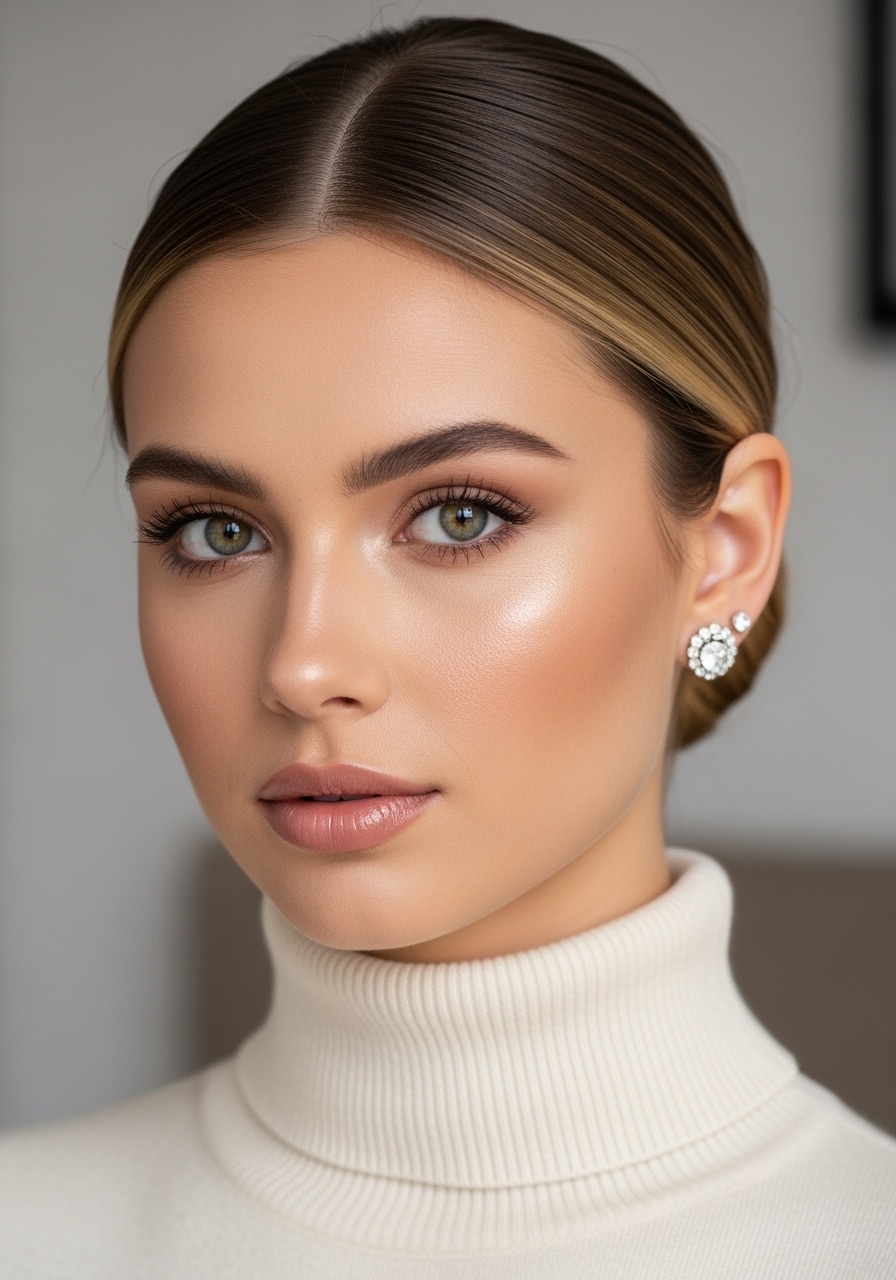 Classic Polished Low Bun
