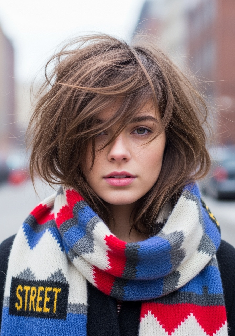 Messy Shag with Textured Layers