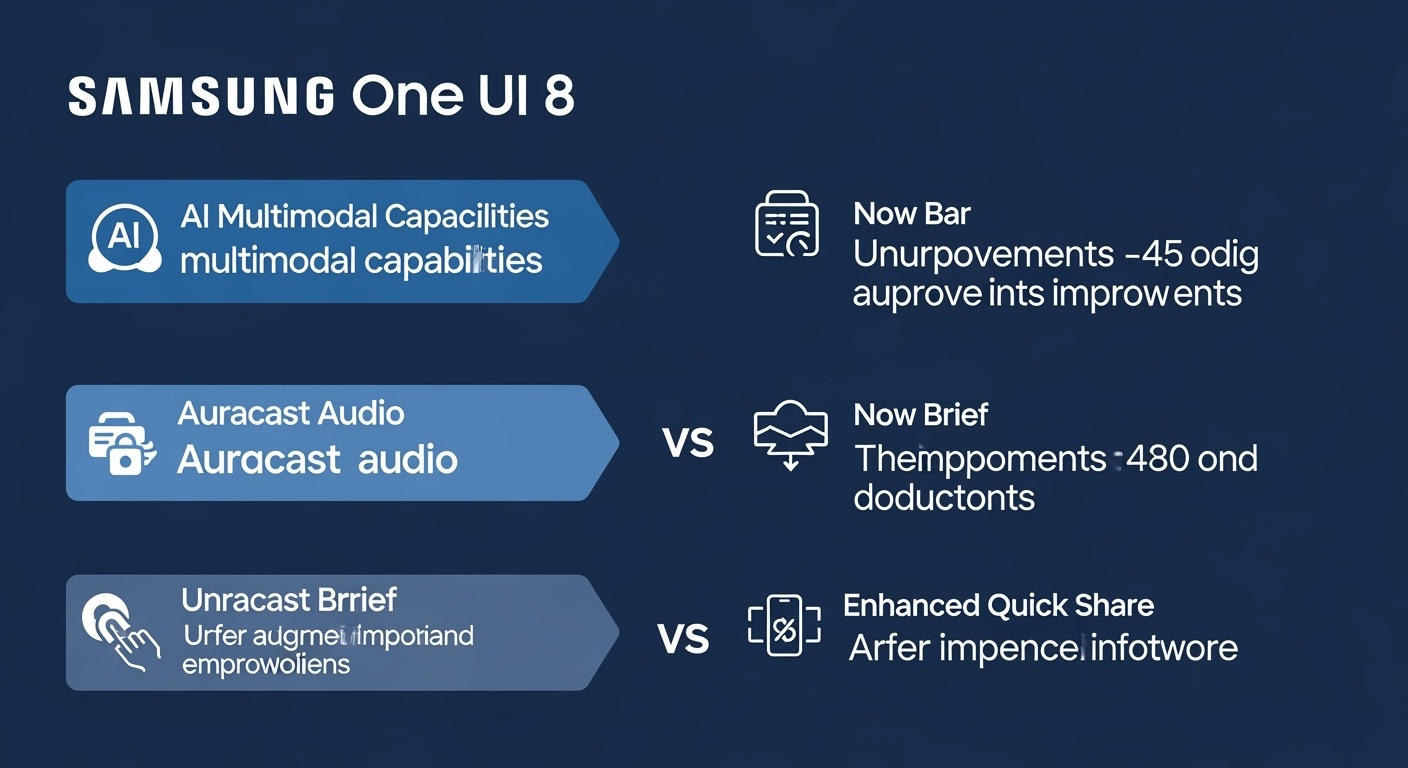 One UI 8 Features Comparison