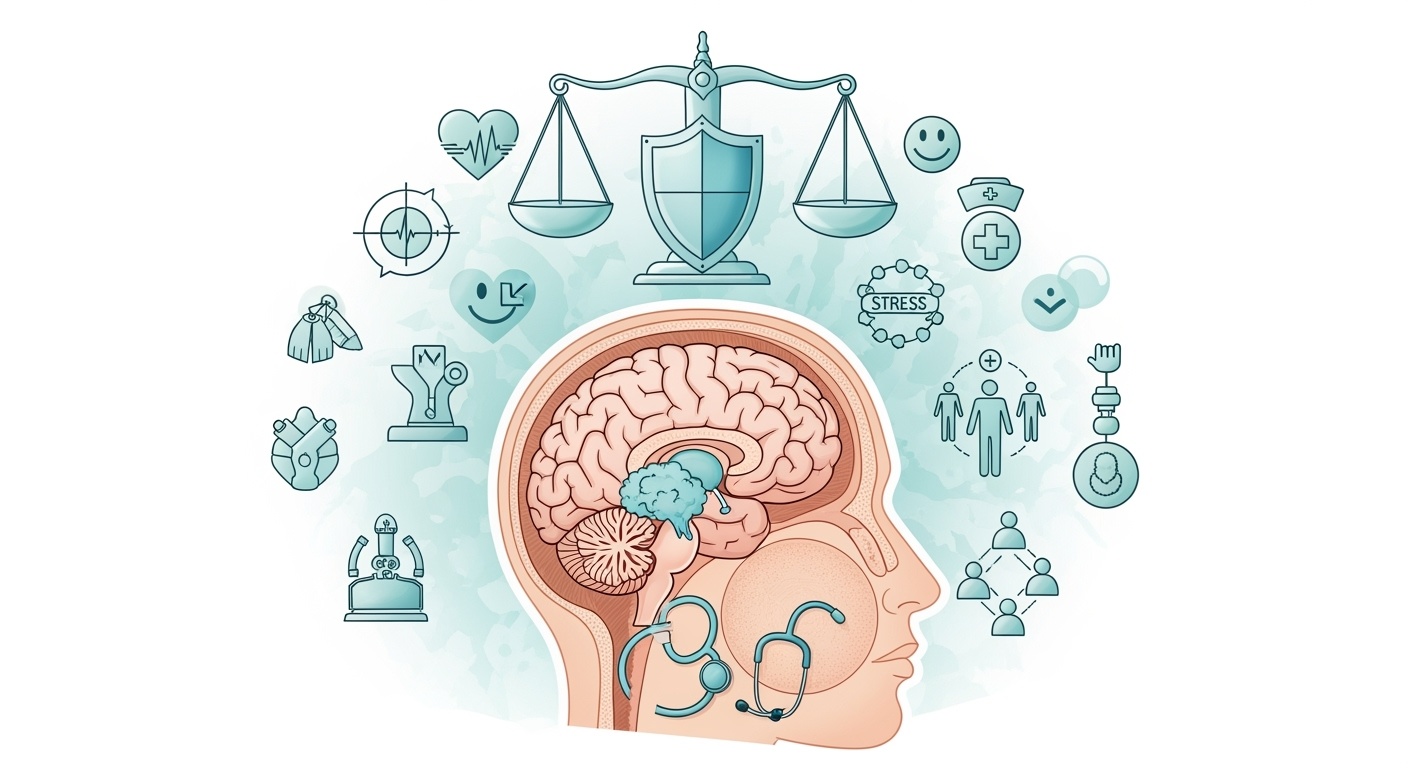 Mental Health Concepts Illustration