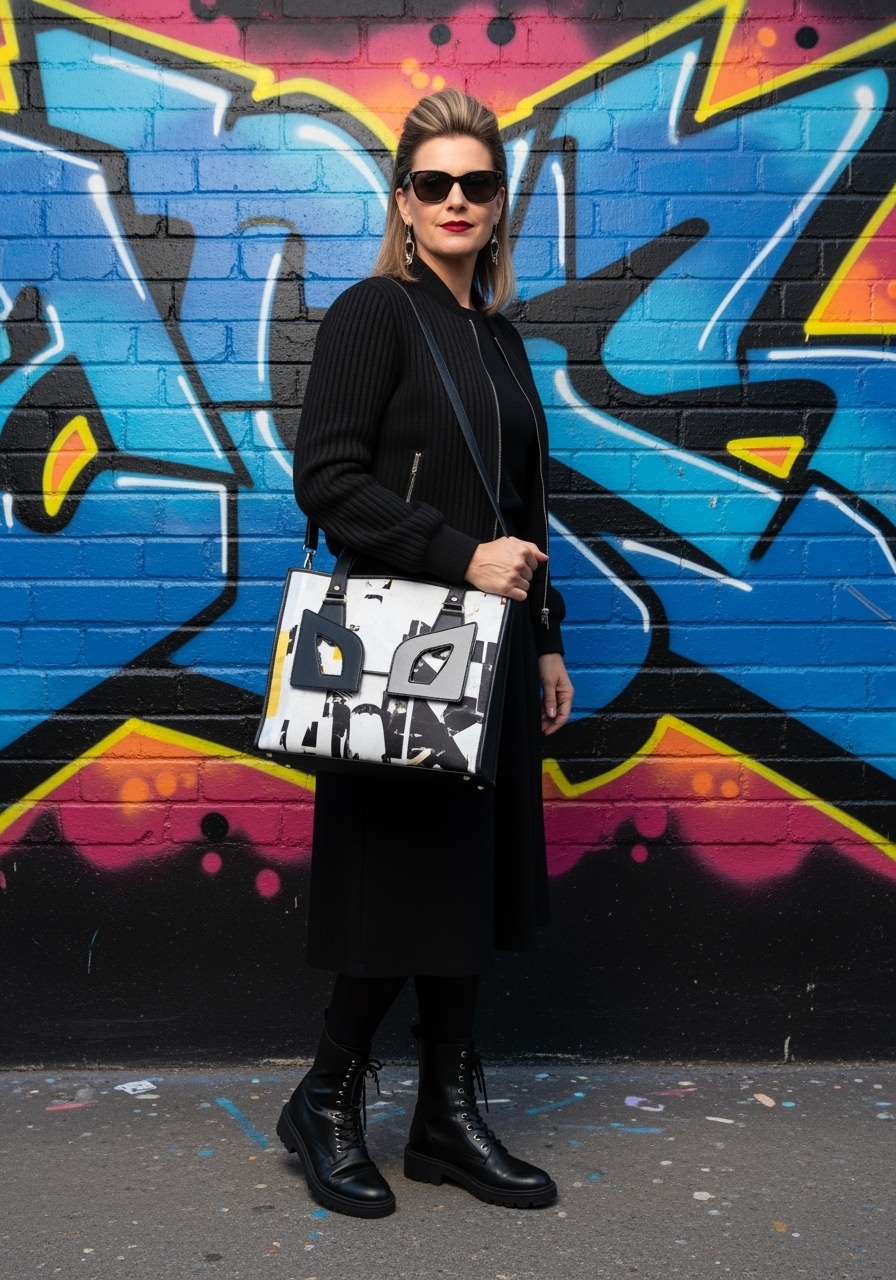 Edgy ribbed bomber with street style attitude