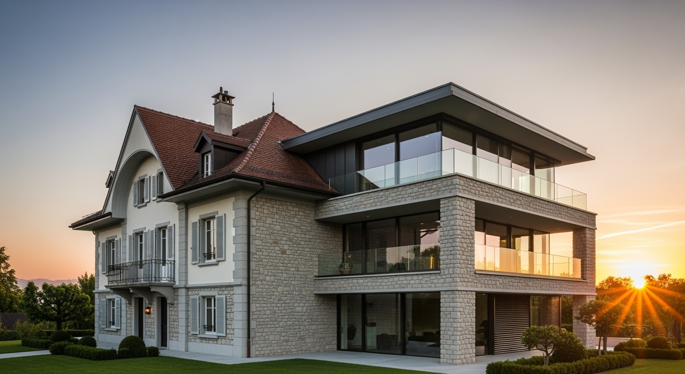 Projet de surélévation achevé avec excellence architecturale