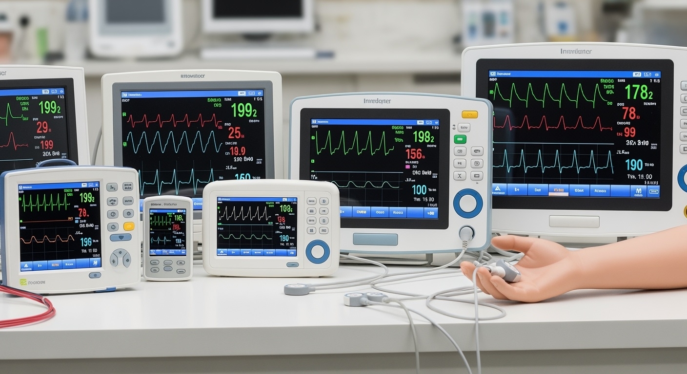 Comparison of Different Vital Signs Monitor Models