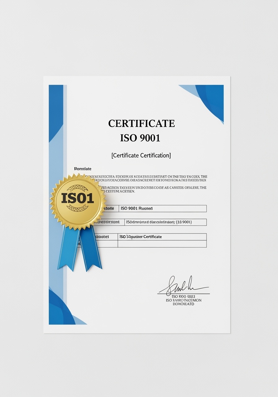 ISO 9001 Certificate
