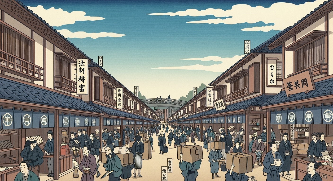 日本橋の繁栄