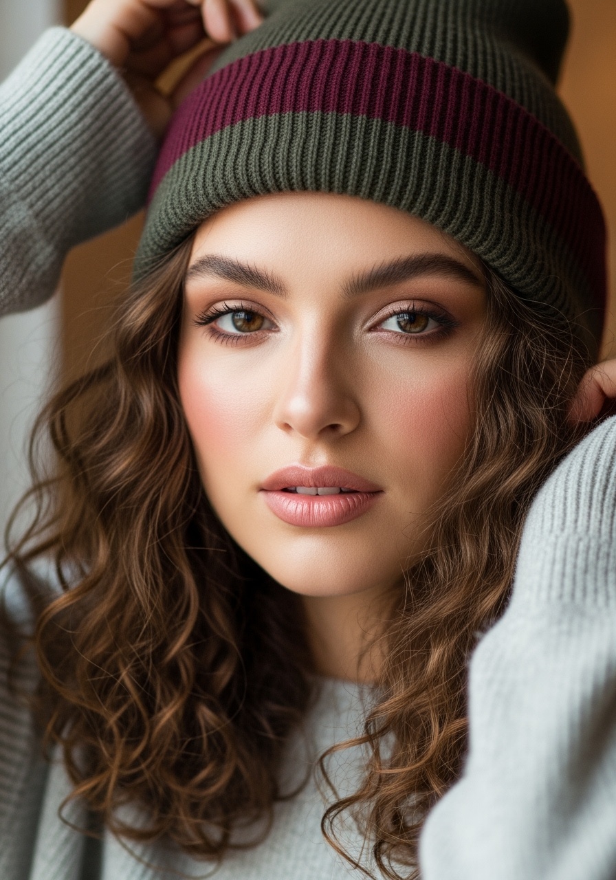 Soft Curls with Casual Elegance