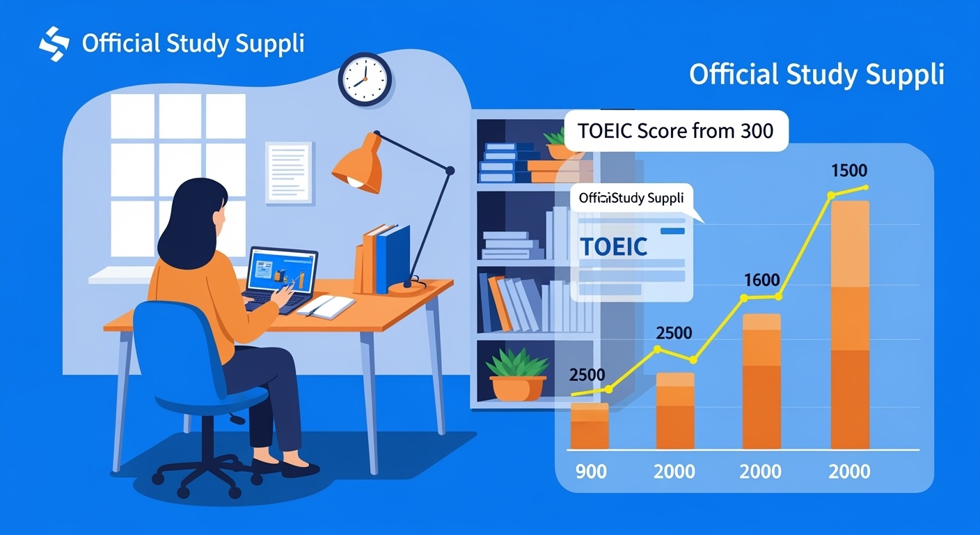 スタディサプリTOEIC 300点改善勉強法