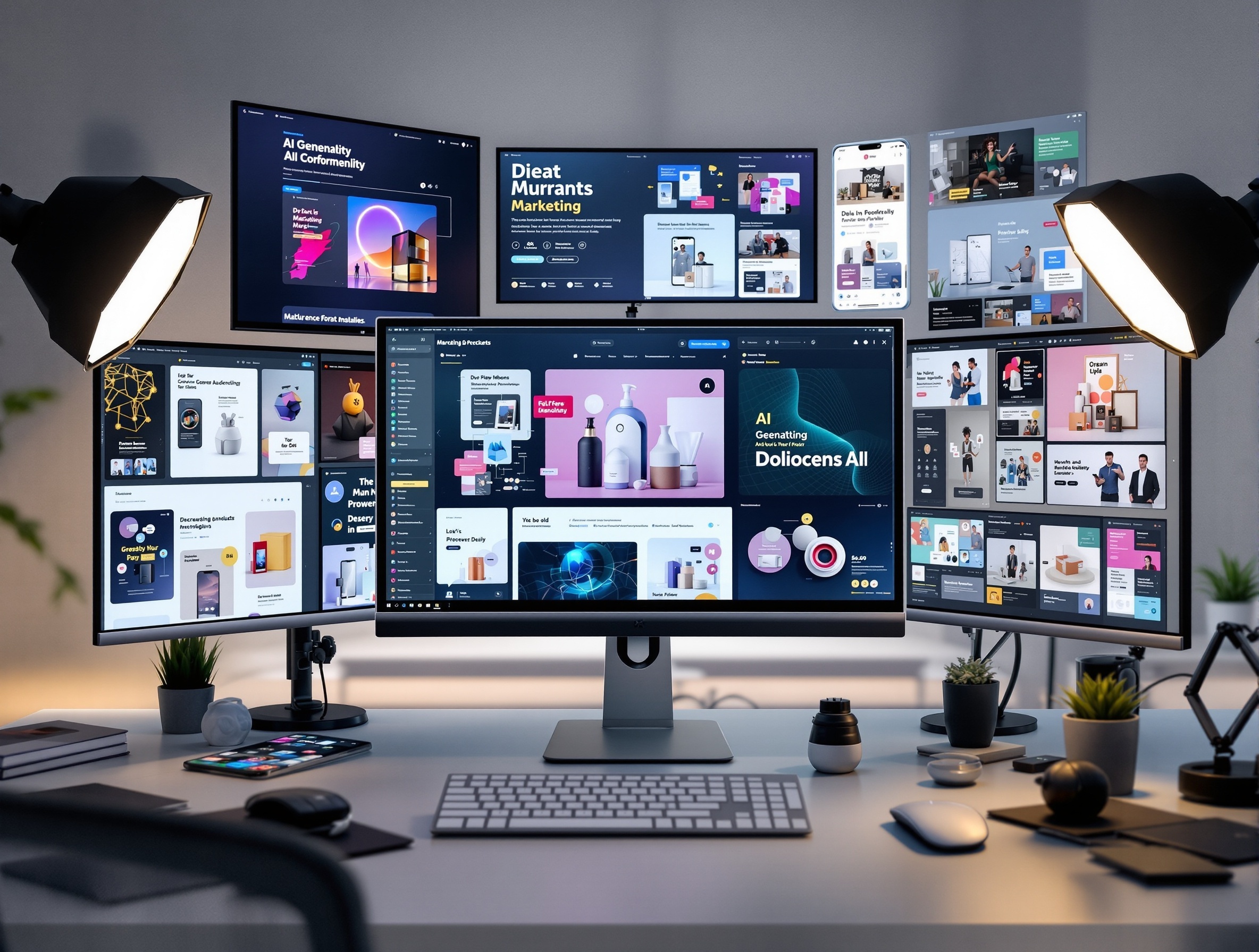 Professional AI Generated Marketing Portfolio