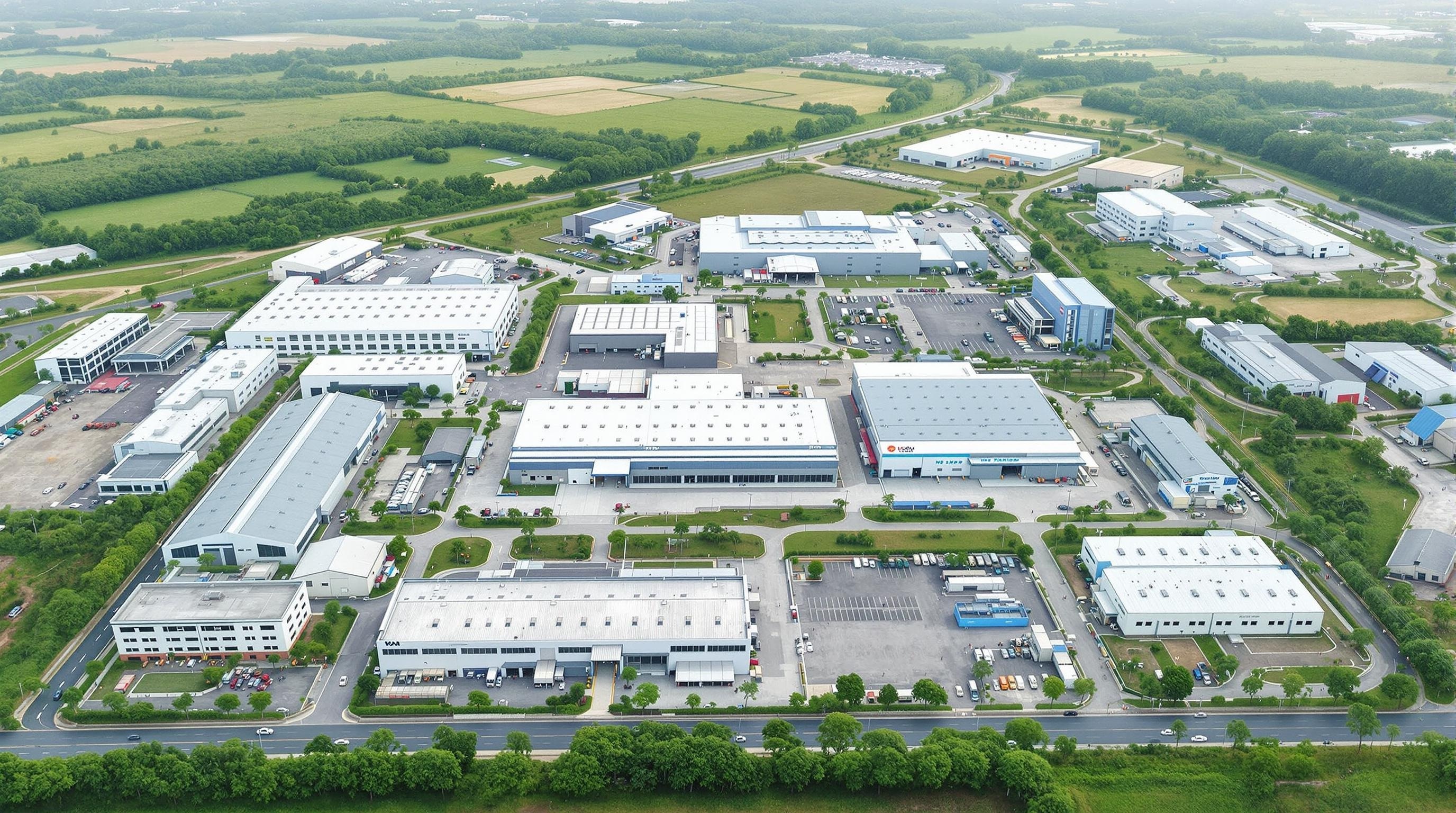 Các doanh nghiệp sản xuất đa dạng trong cụm công nghiệp