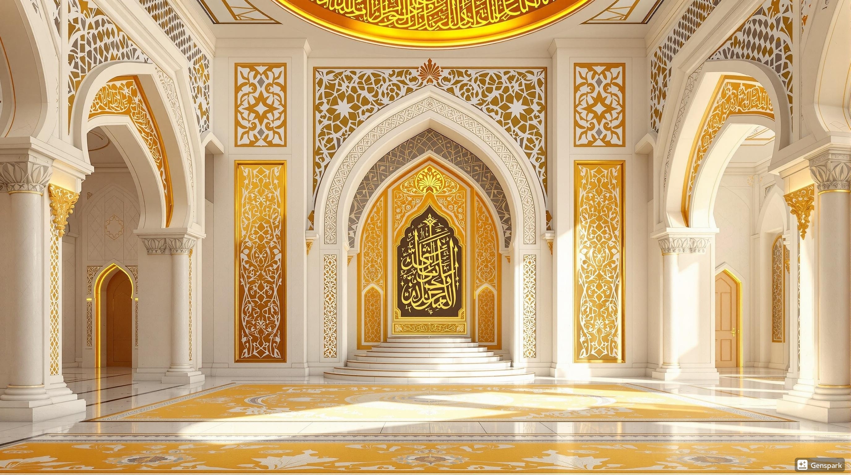 Islamic calligraphy and architecture