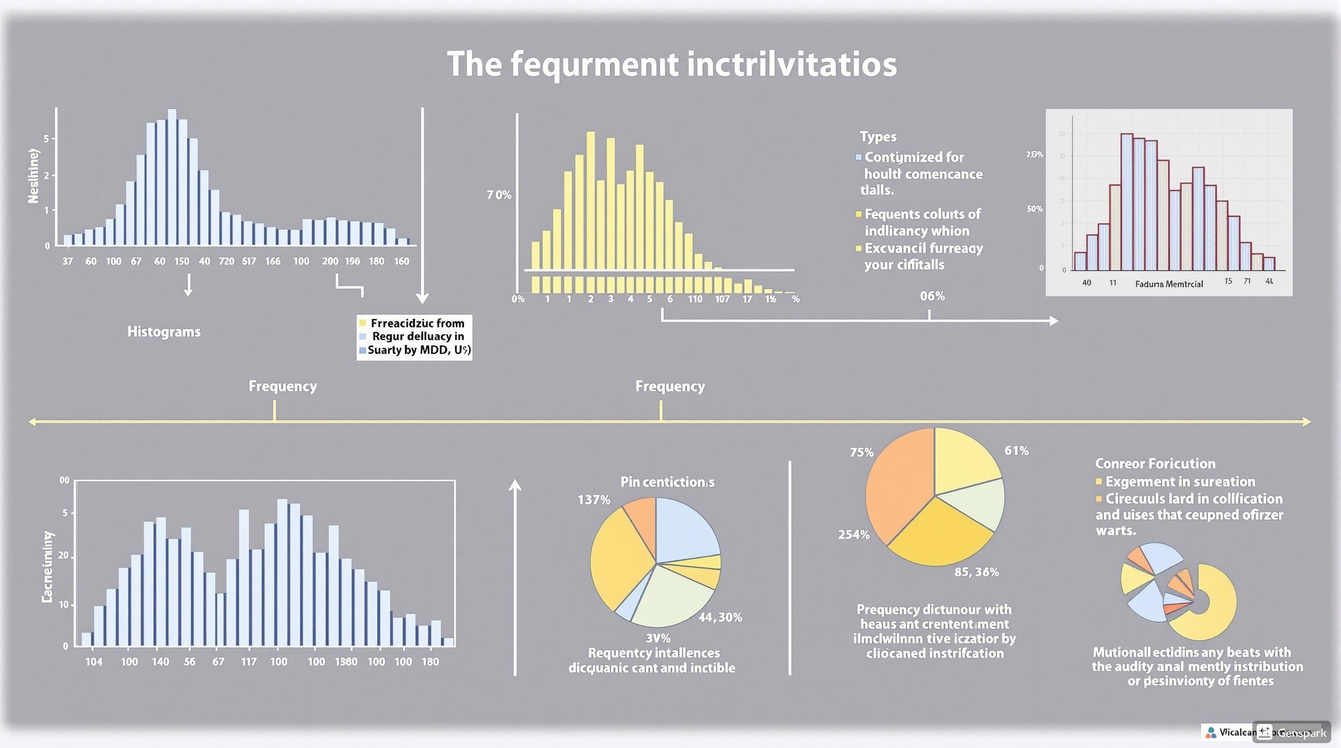 Types of frequency distributions in healthcare statistics