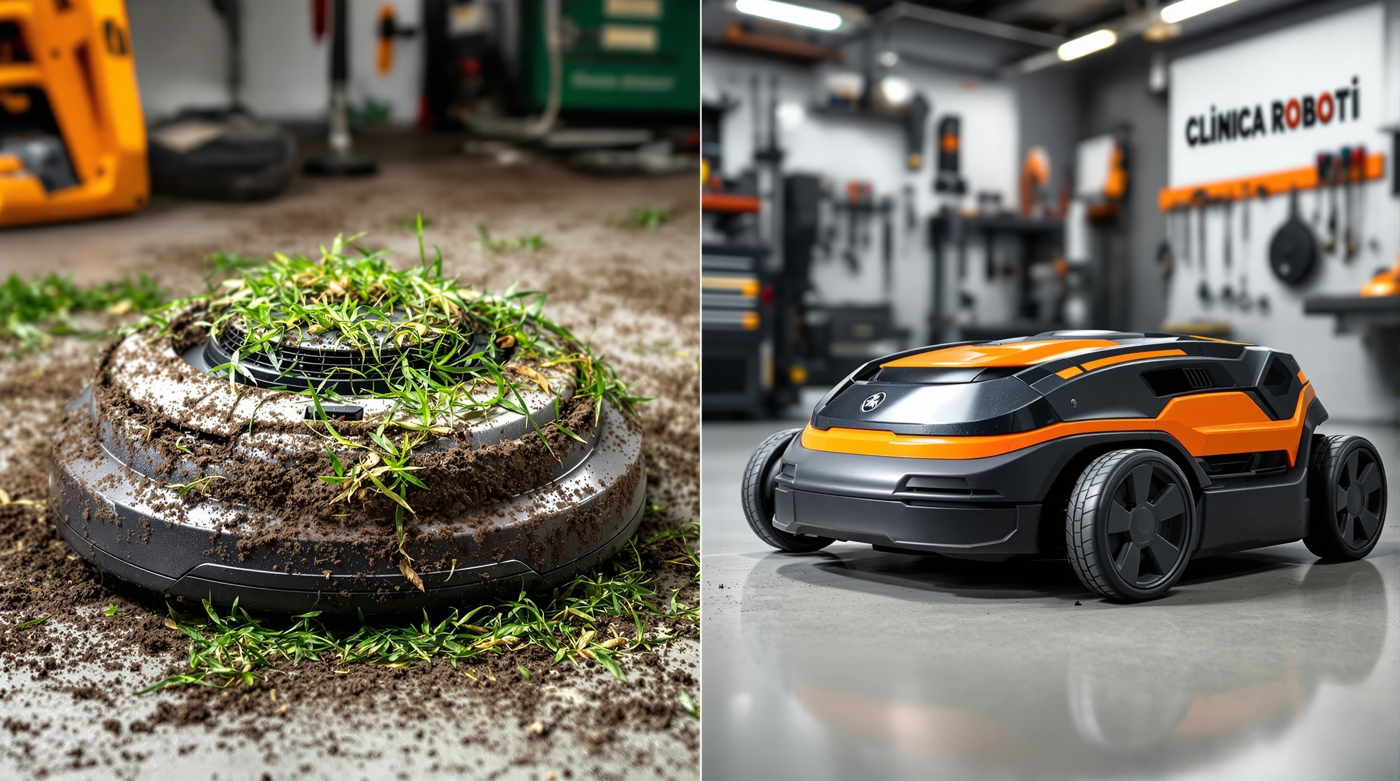 Before and After - Service Roboți de Grădină