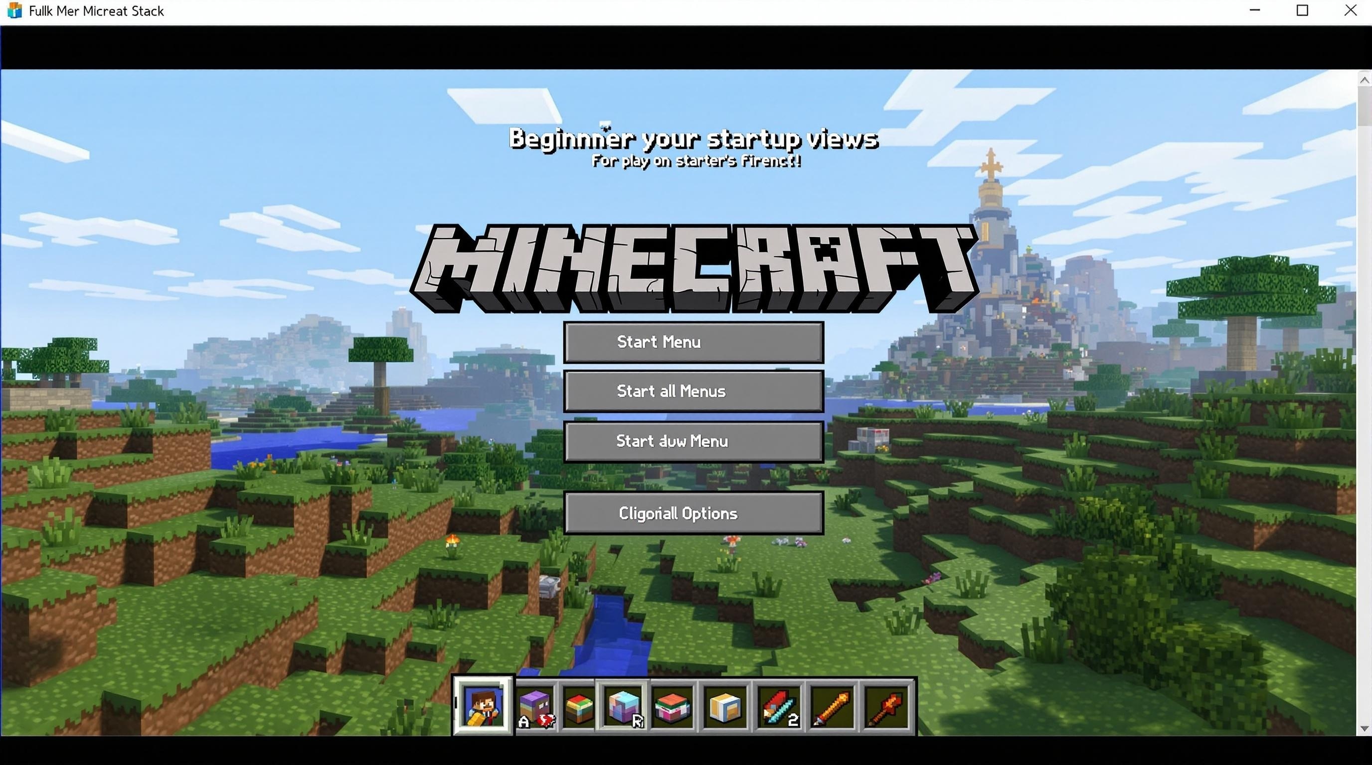 マインクラフト始め方