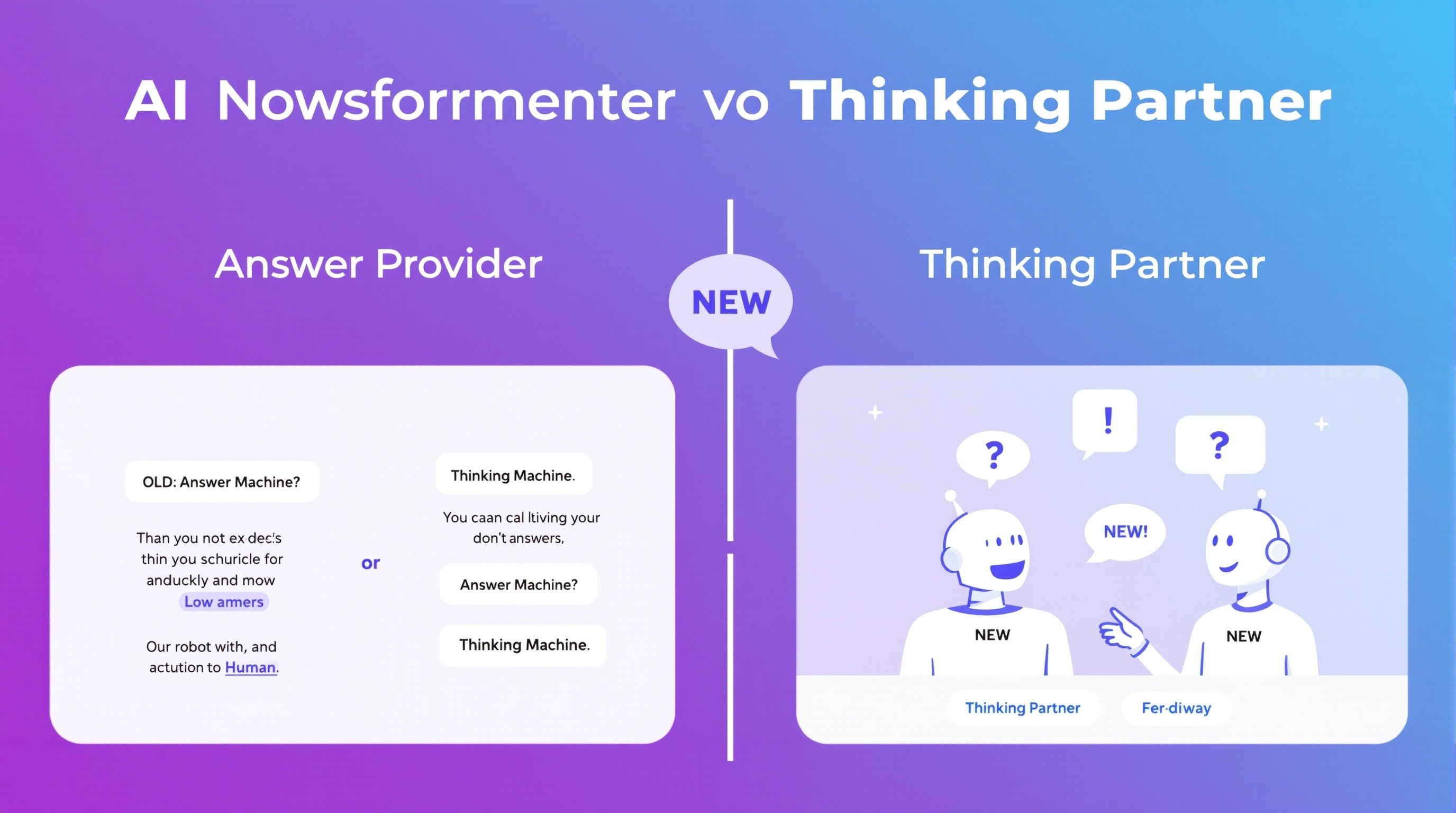 AI 역할 전환: 답변 제공자에서 사고 파트너로