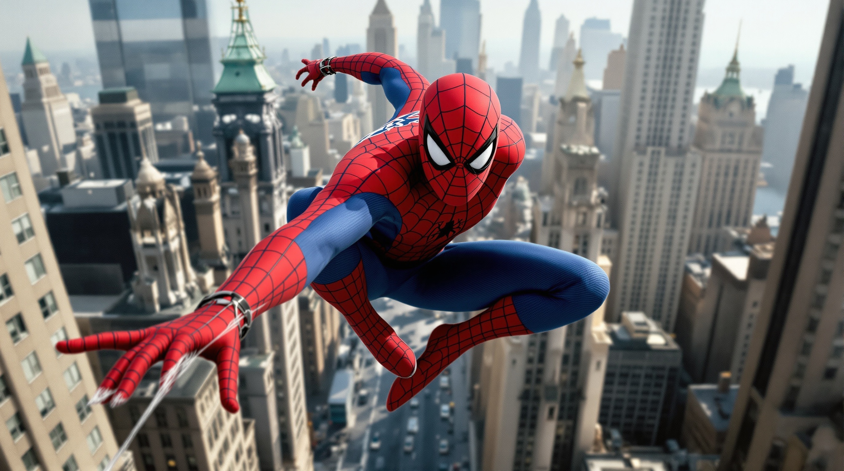 Тоби Магуайр в роли Человека-паука