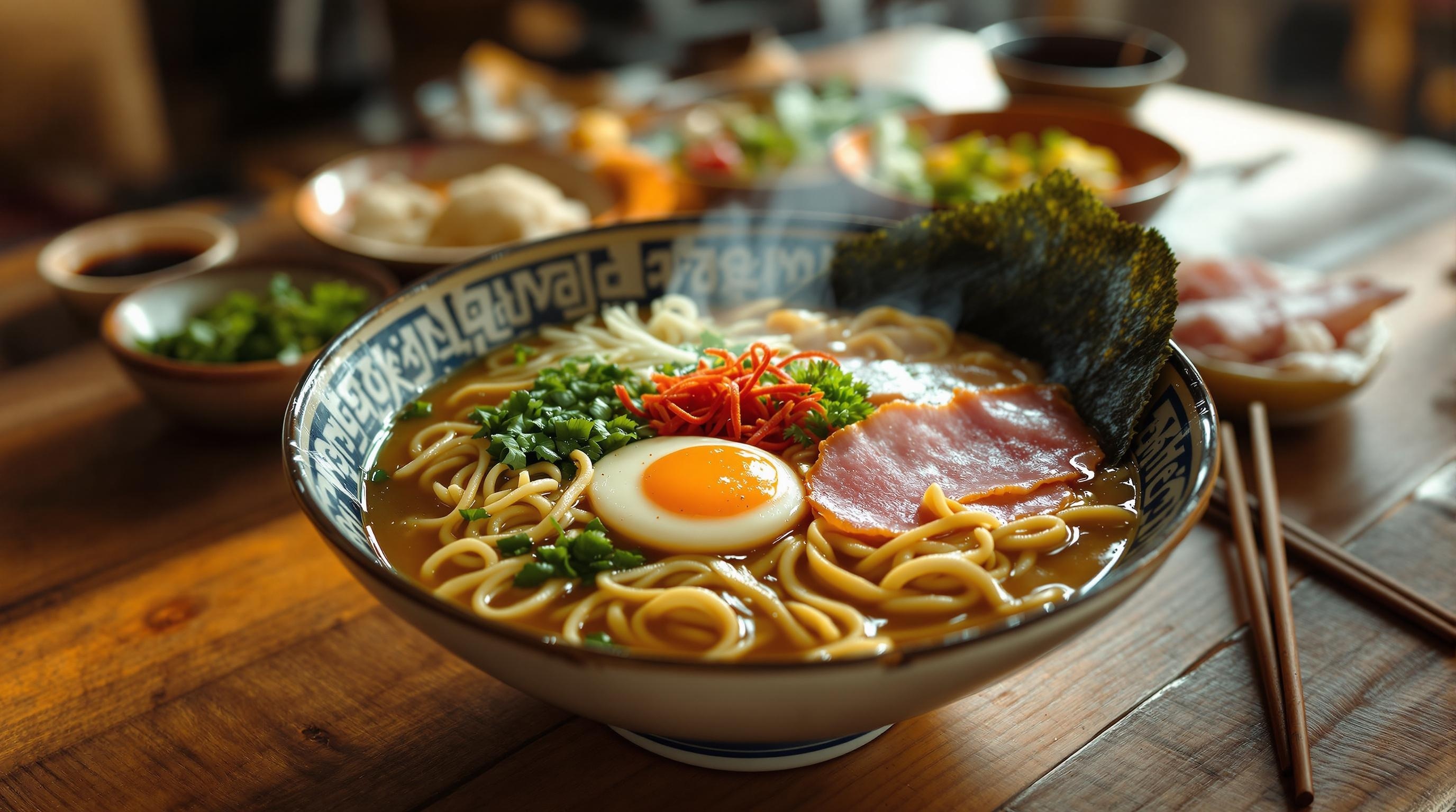 タイの田舎で作る日本風インスタントラーメン