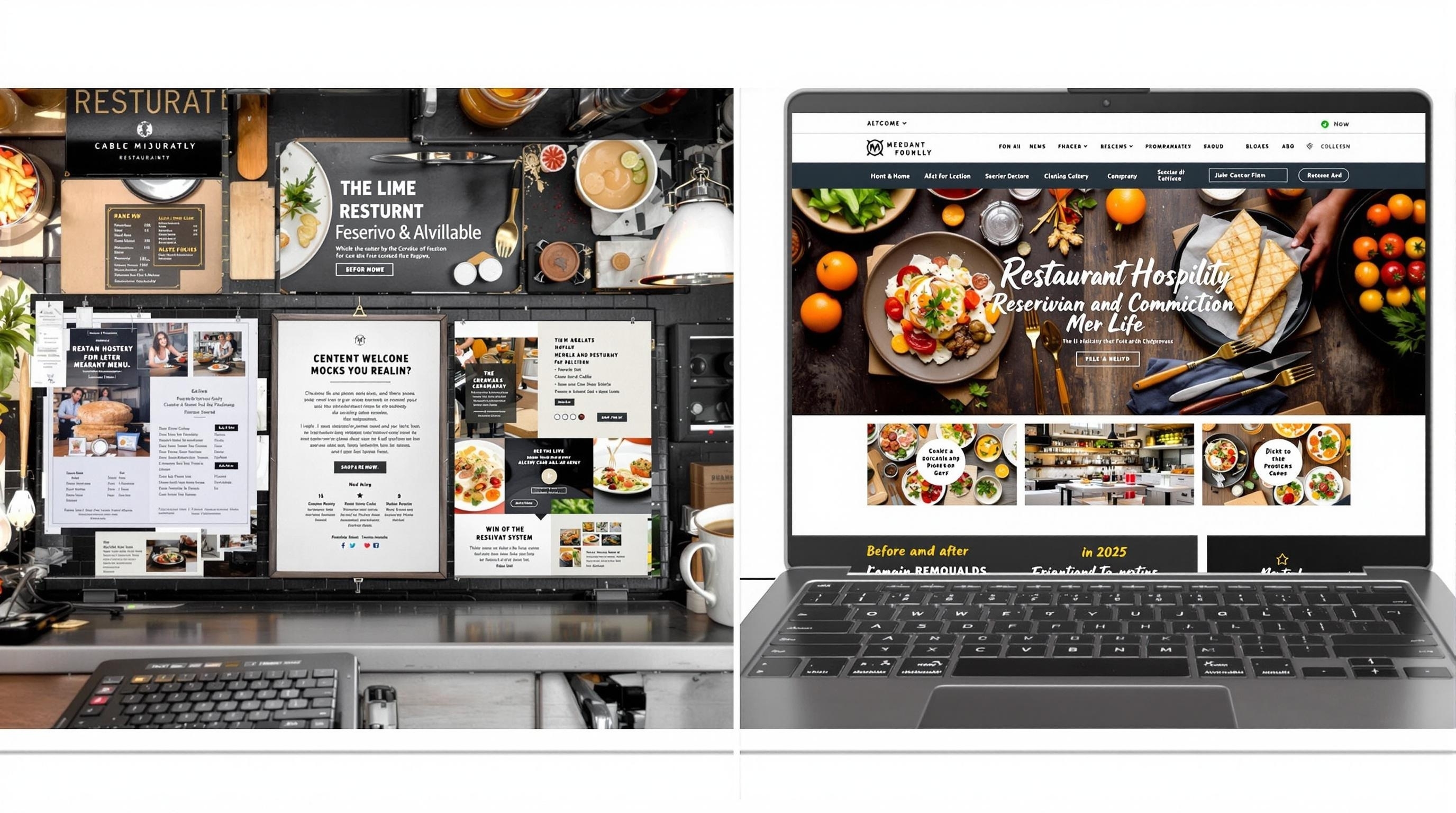 Before and After Website Comparison