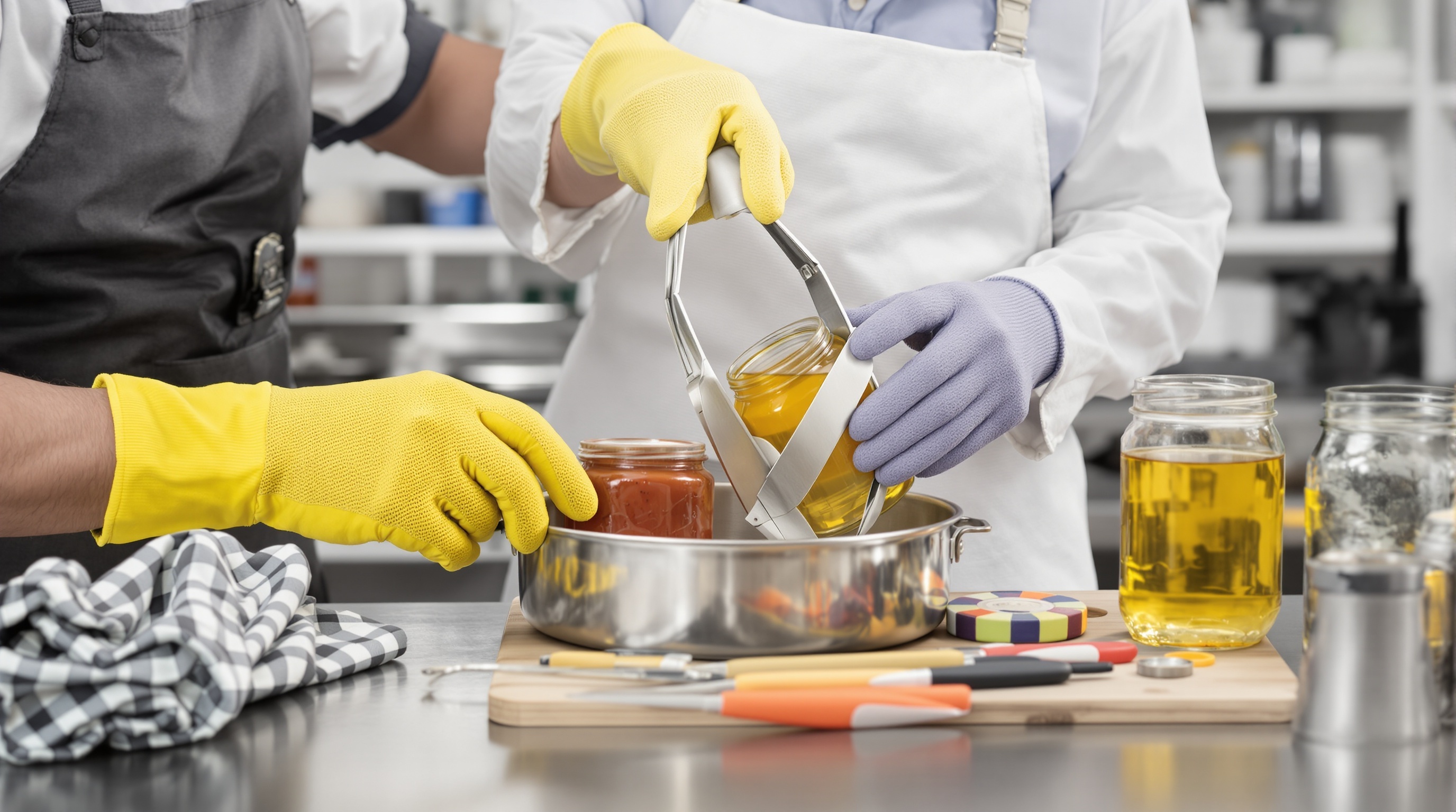 ÉQUIPEMENT DE SÉCURITÉ PROFESSIONNEL POUR EXTRACTION DE BOCAUX CHAUDS
