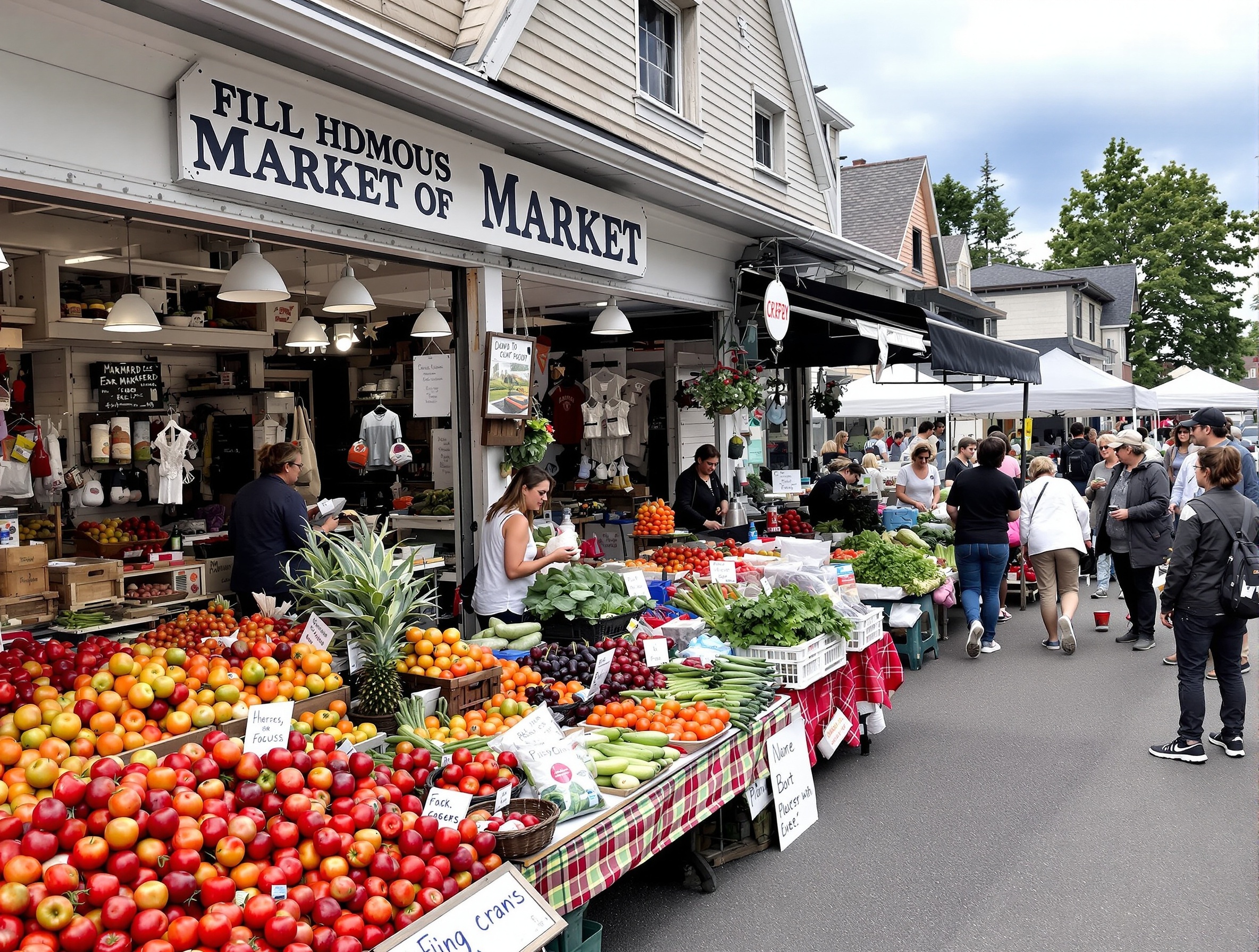 Canadian farmers market community