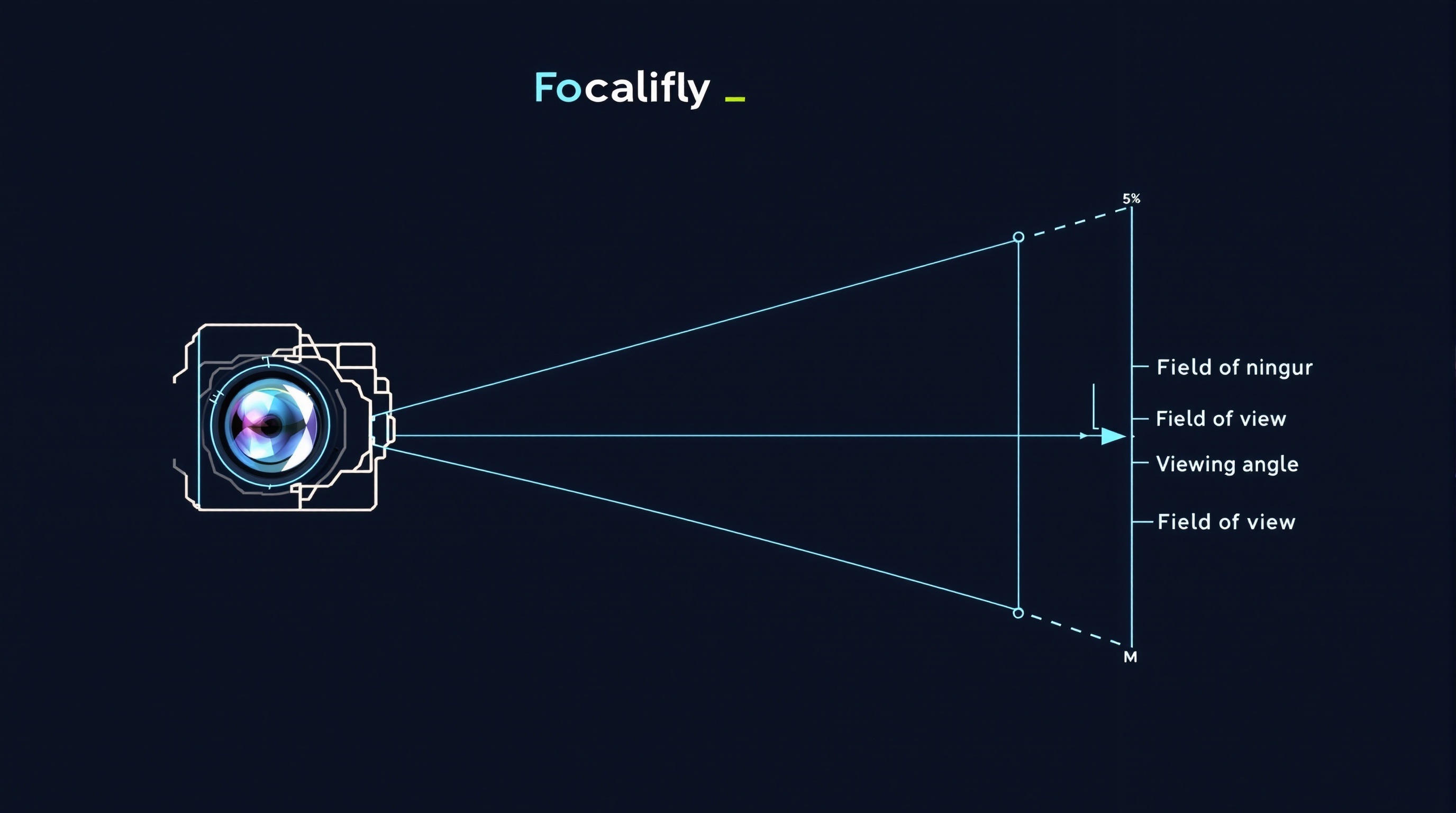 焦点距離の概念図