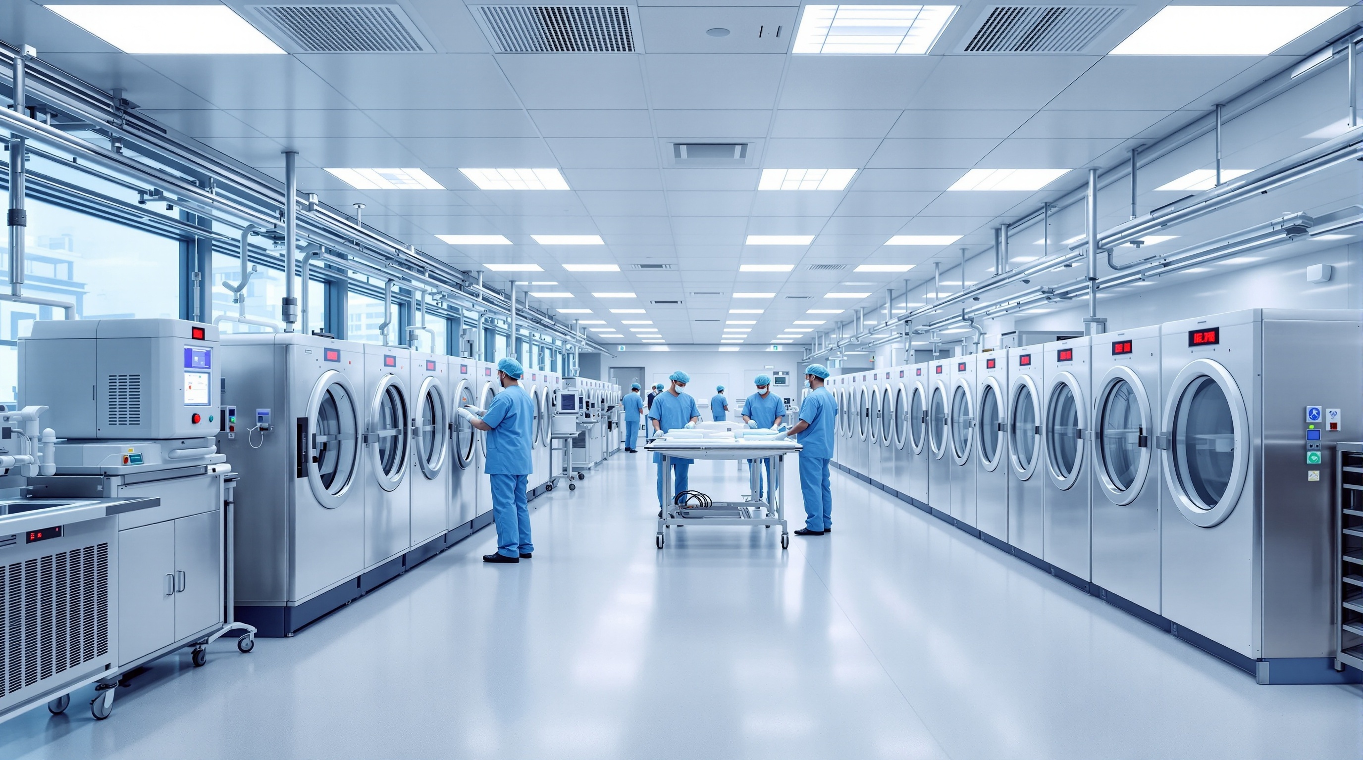 LES INDICATEURS DE STERILISATION DANS LES AUTOCLAVES DE CLASSE B : FONCTION, TYPES ET BONNES PRATIQUES 2 DÉPARTEMENT DE STÉRILISATION HOSPITALIER MODERNE AVEC AUTOCLAVES CLASSE B