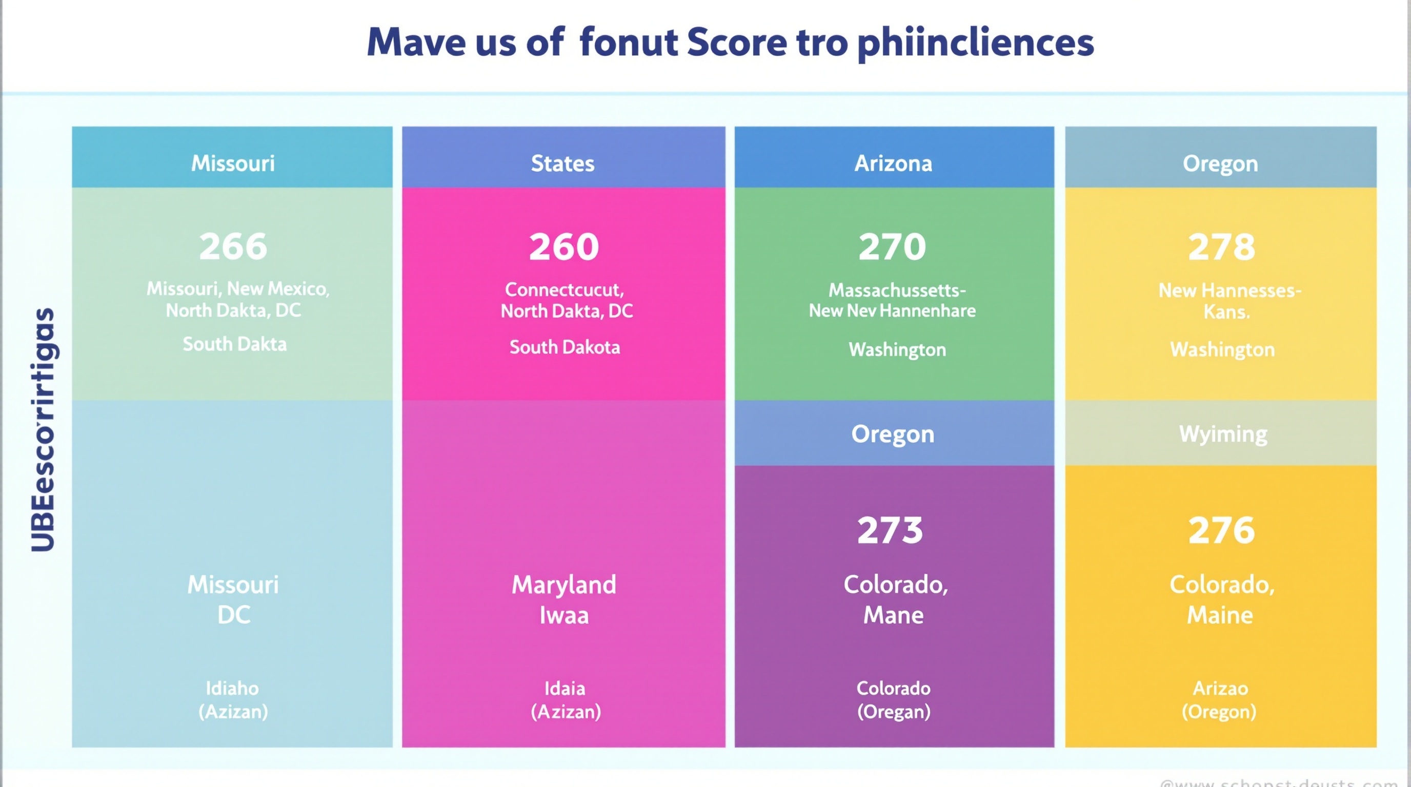 UBE Score Requirements by State Chart