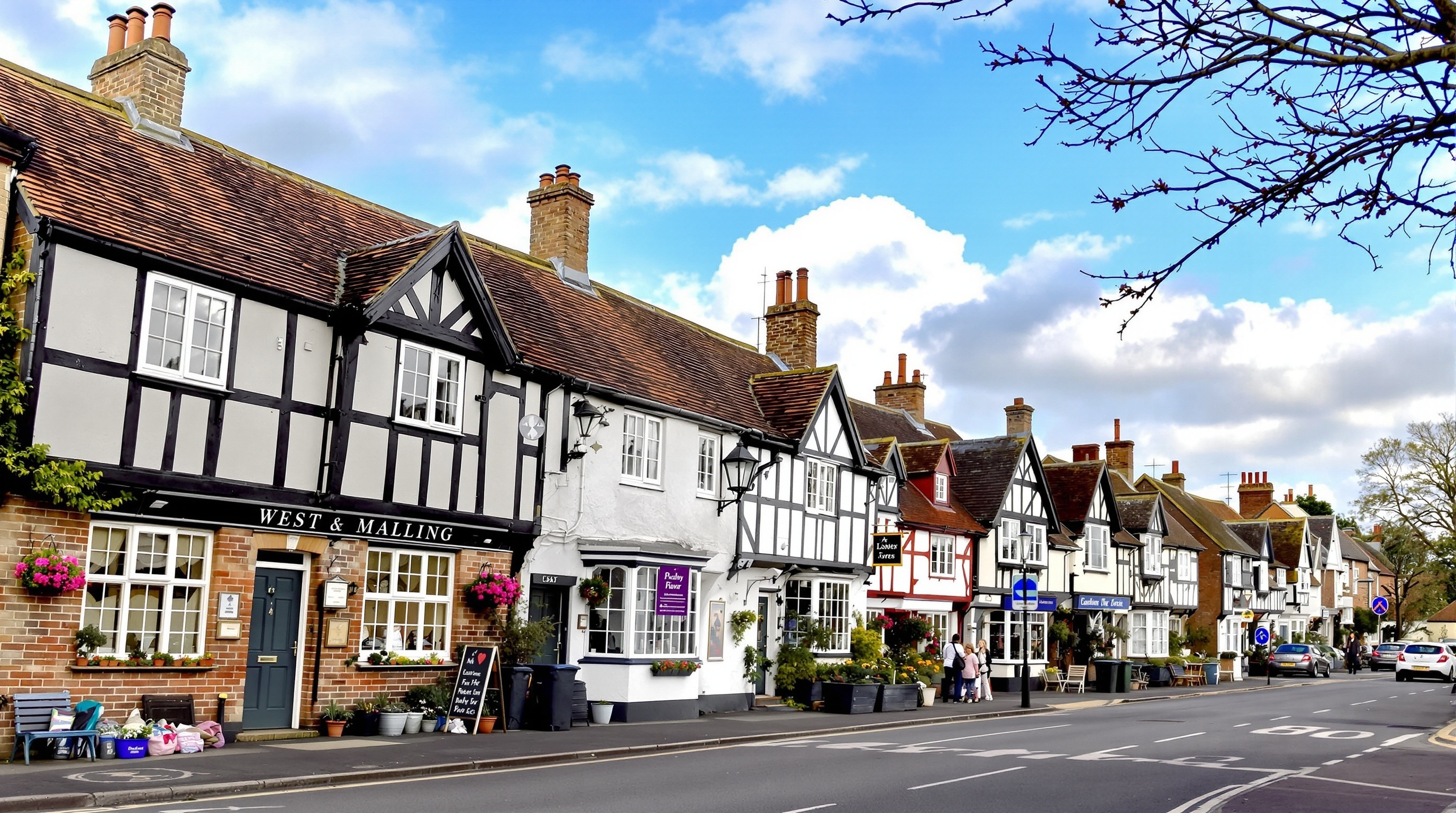 West Malling village Kent