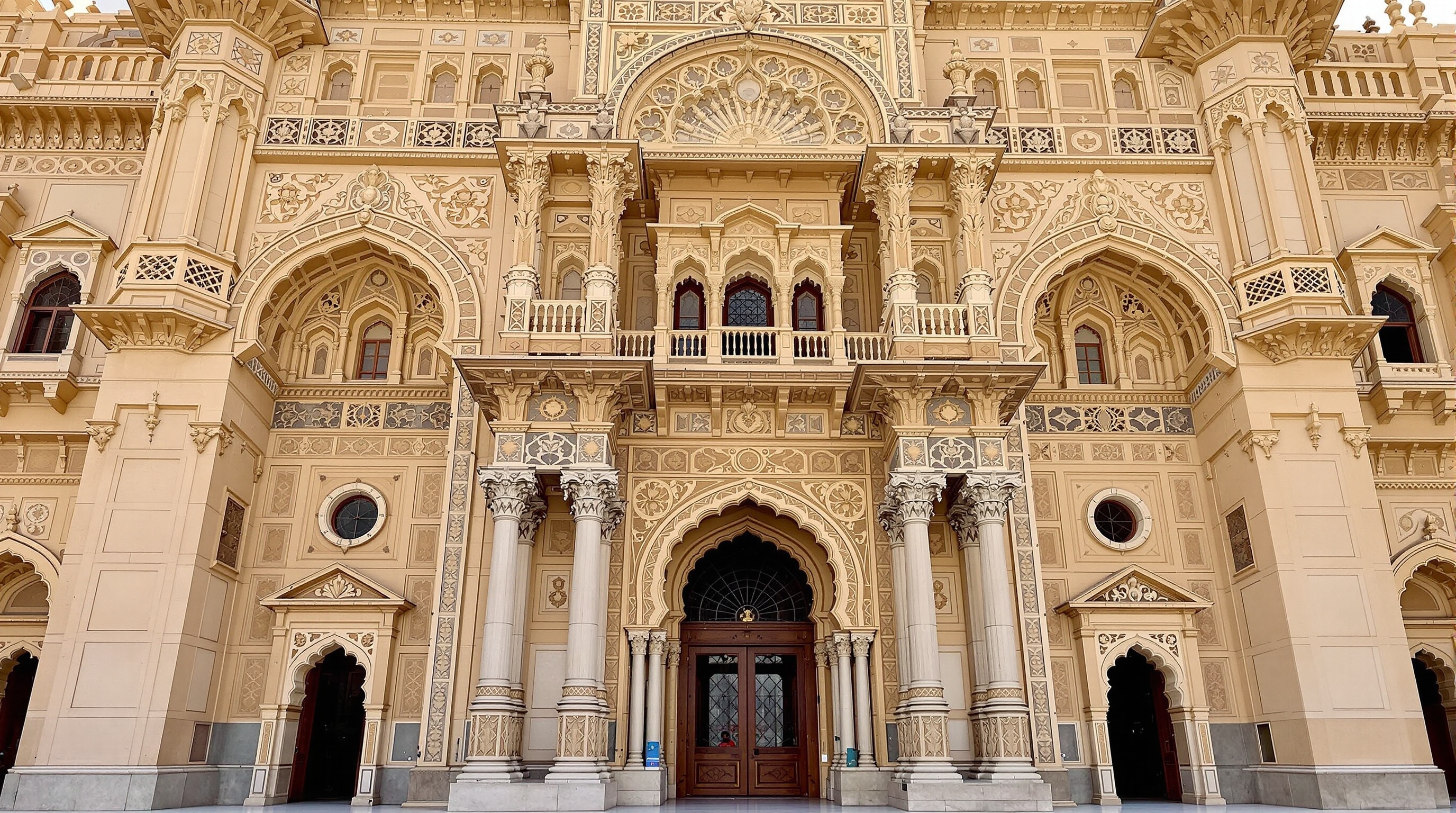 Prag Mahal Palace in Bhuj showcasing Italian Gothic architecture