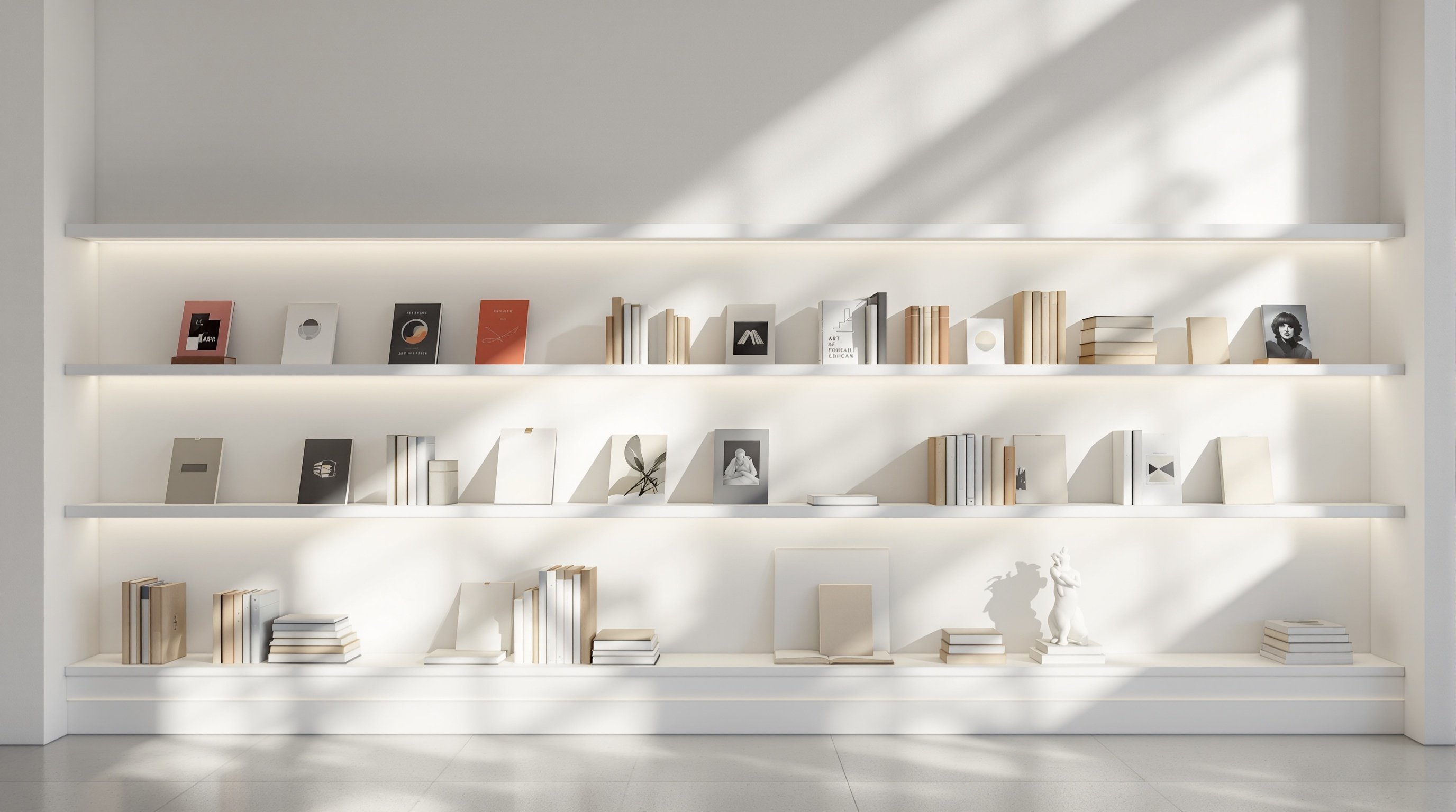 Fully Booked art books display