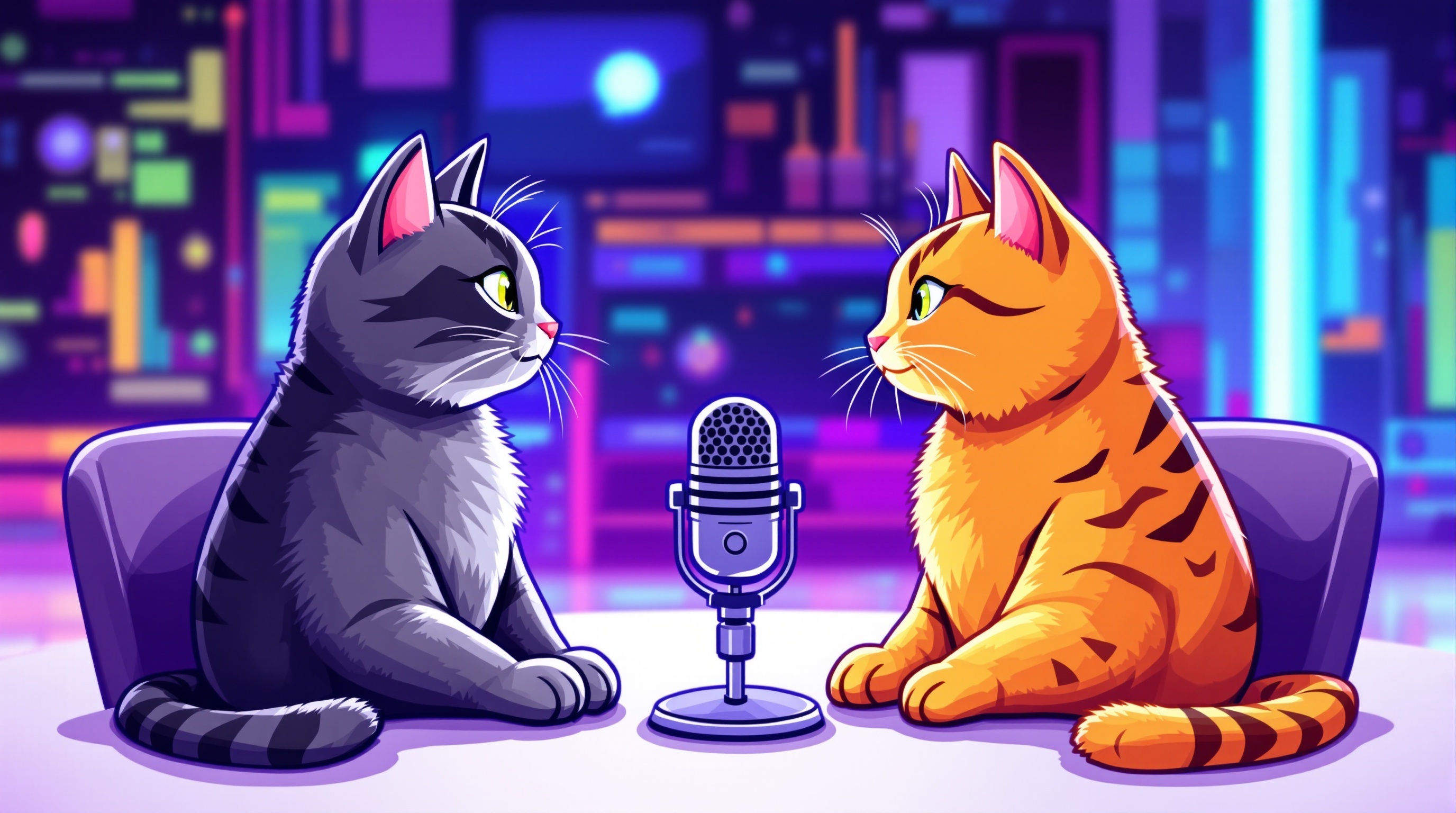 Podcast: Two Cats Discussing PUMPACADEMY Coin - AI Powered Creation