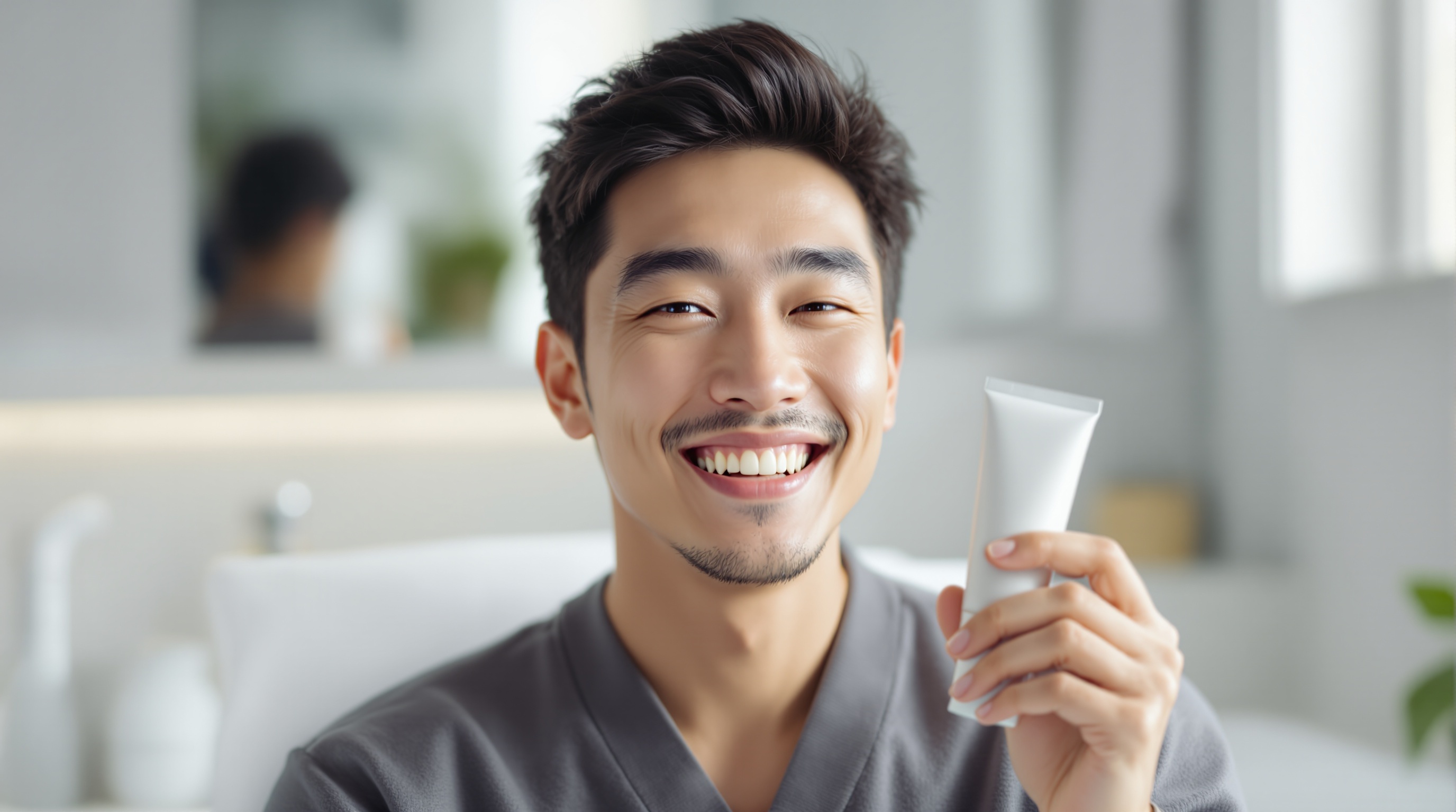 リラックスした男性