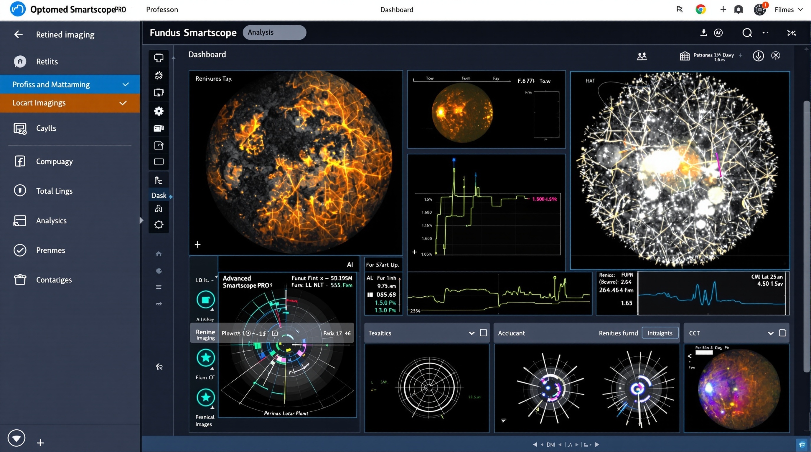 Medical Dashboard Interface - Advanced Data Management System