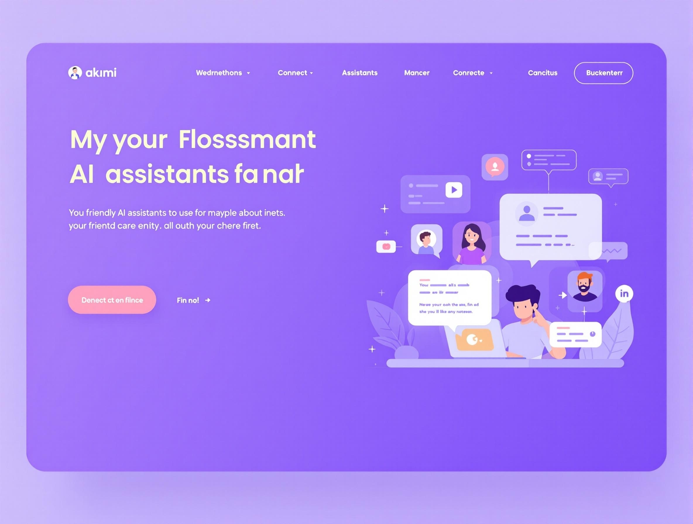 Genspark AIアシスタントとユーザーの対話イメージ